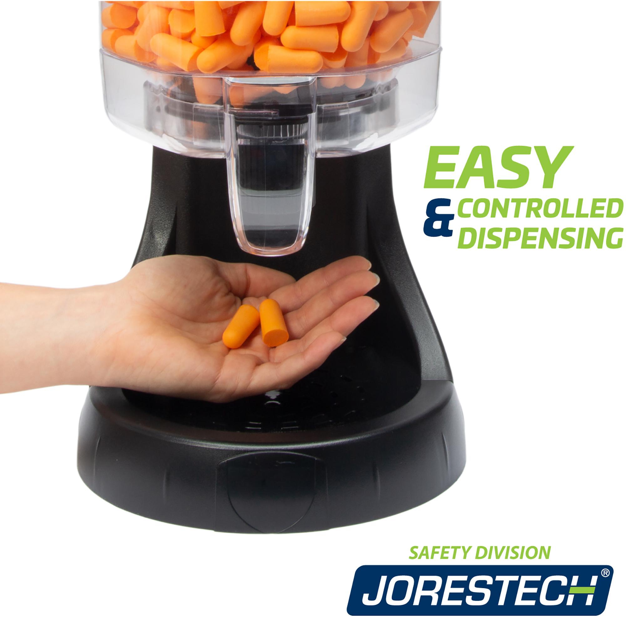Earplug Dispenser Station with 500 Pairs 32dB NRR Soft Foam Units