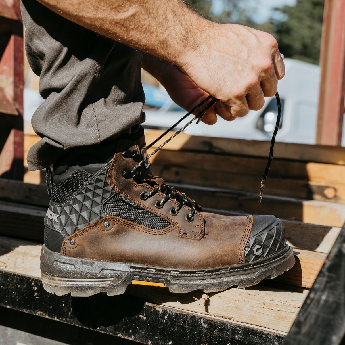 Pallet Jack 6" Composite Toe Waterproof Work Boot – Brown (by Chinook® Footwear)