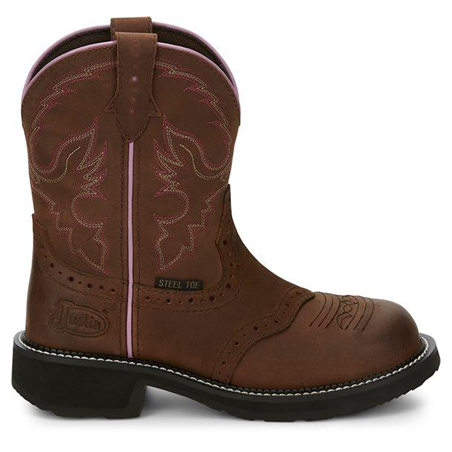 Women Steel Toe Boots – Pull On Work Boots With J-Flex Comfort Insole & EH Safety