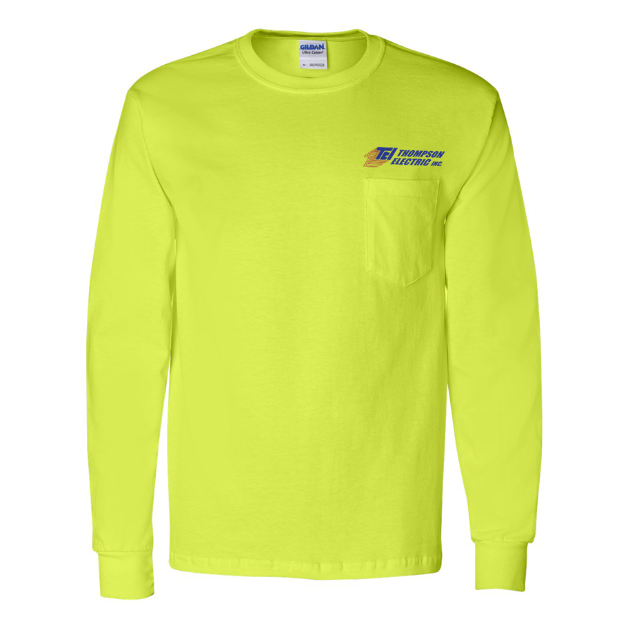 Thompson Electric-Gildan Ultra Cotton Long Sleeve Pocket T-Shirt
