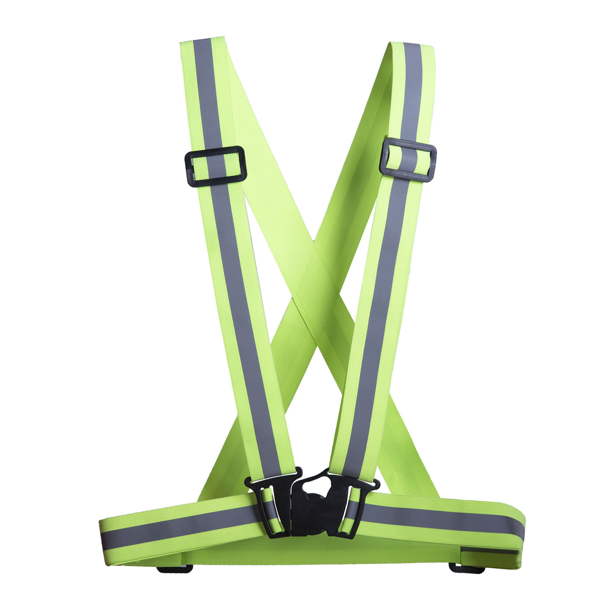 Hi-Vis Adjustable Safety Suspenders with Reflective Strips