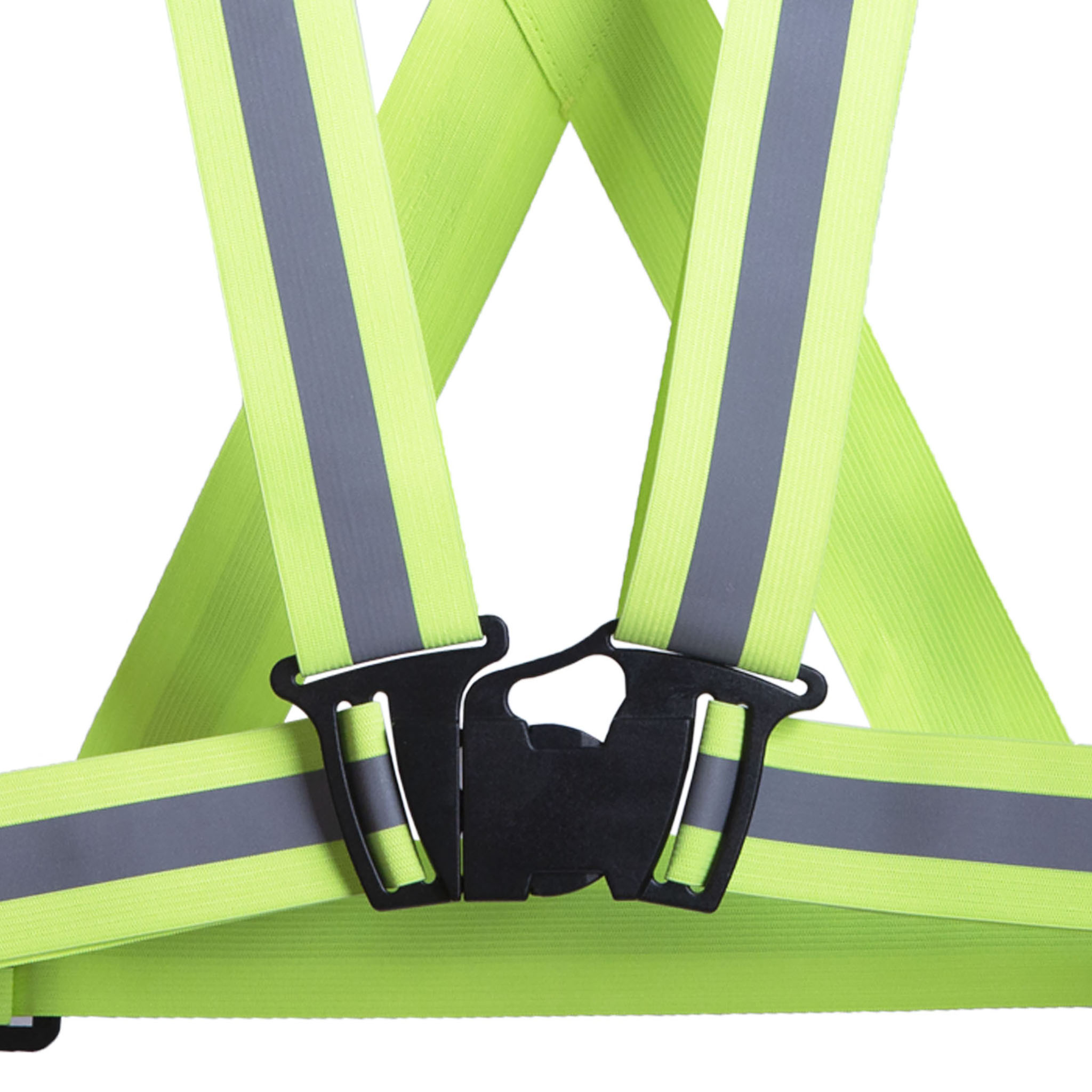 Hi-Vis Adjustable Safety Suspenders with Reflective Strips