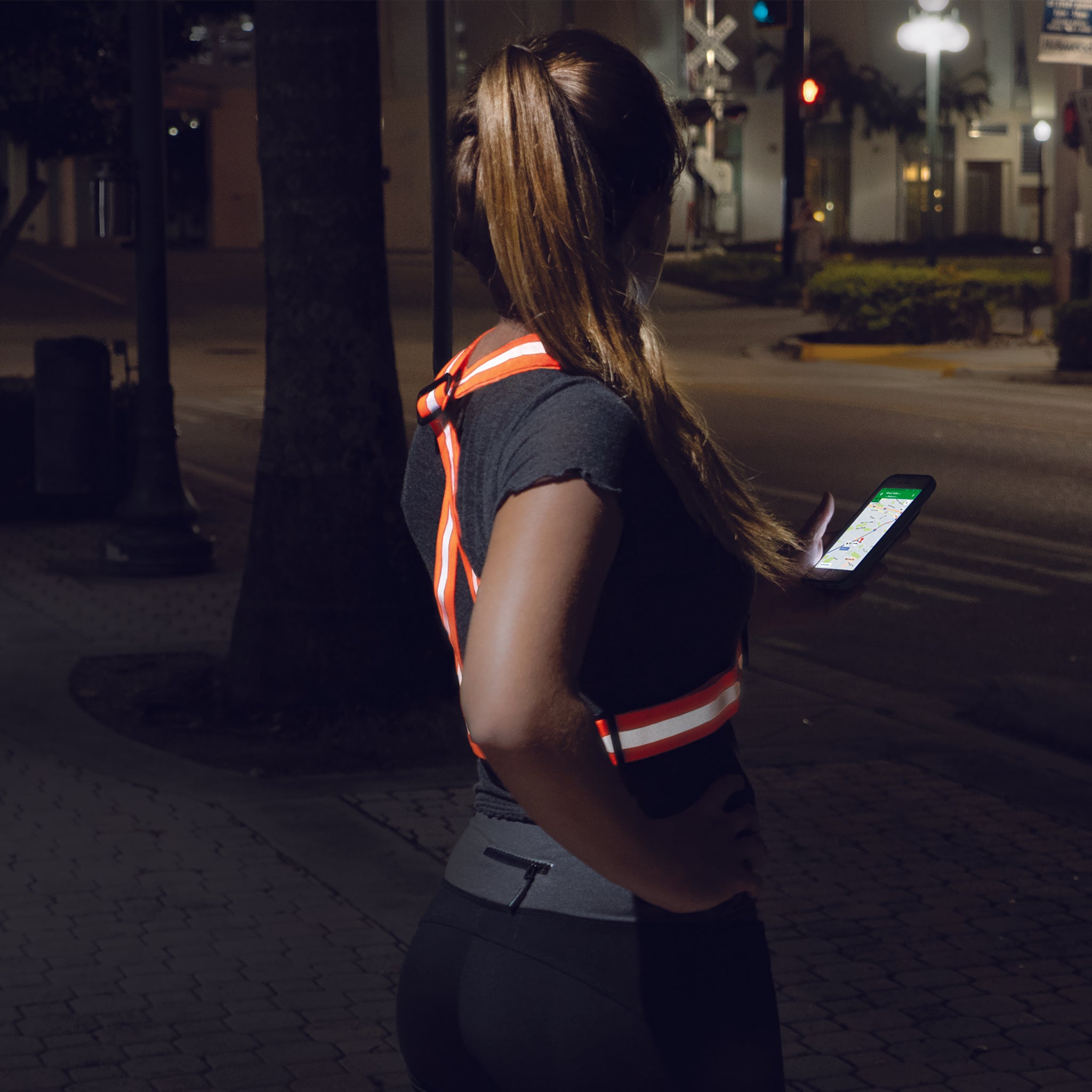 Hi-Vis Adjustable Safety Suspenders with Reflective Strips