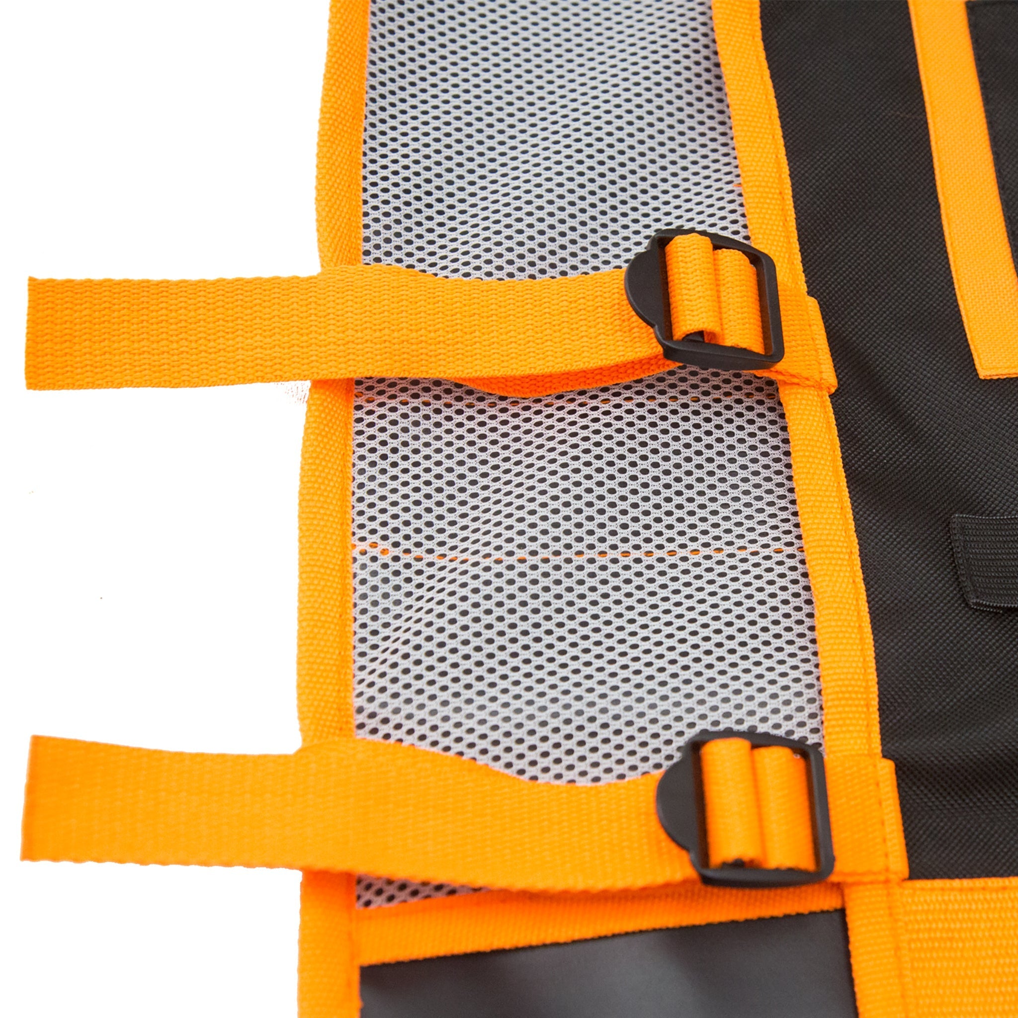 Hi-Vis Adjustable Tool Vest with Reflective Strips