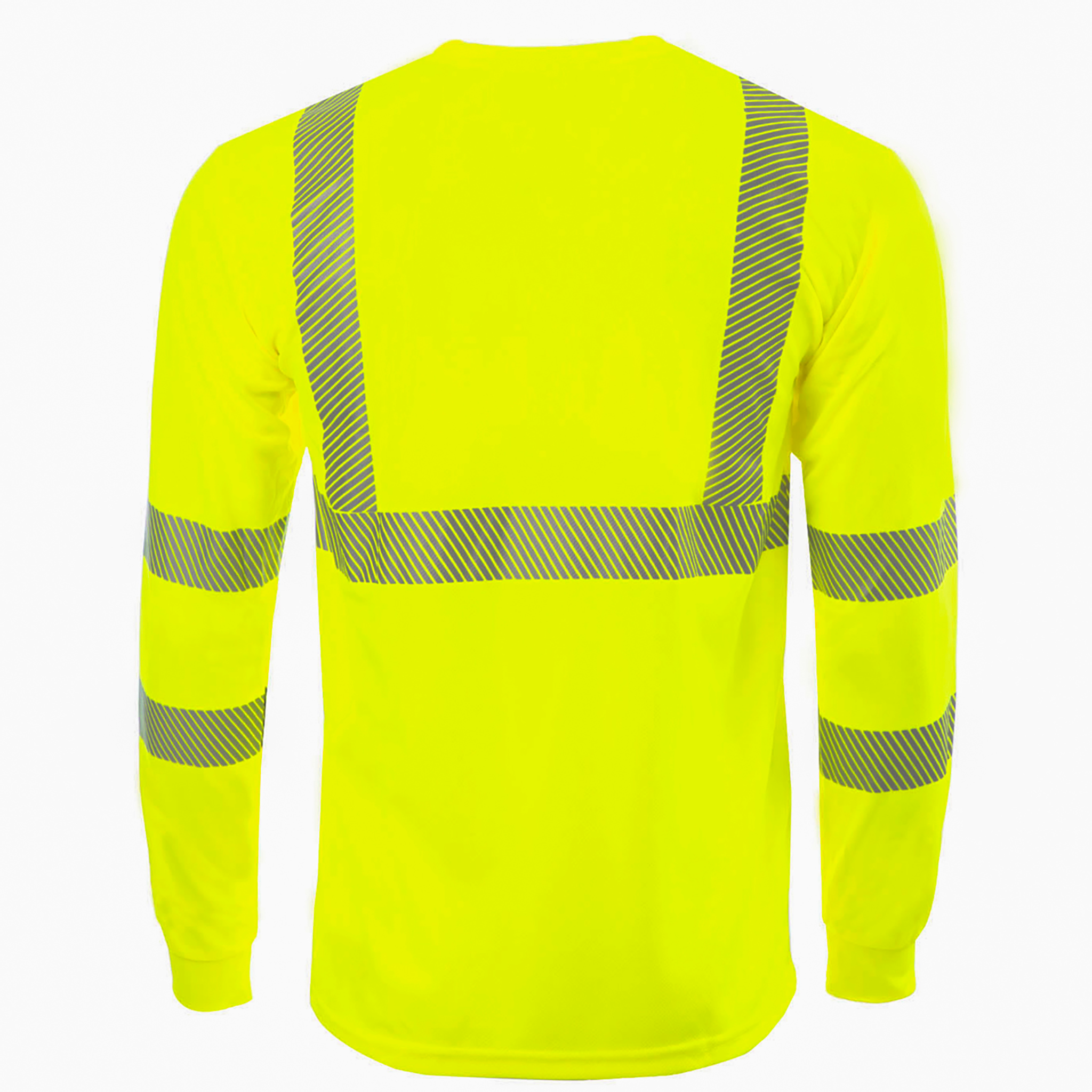 Hi-Vis Heat Transfer Reflective Safety Long Sleeve Shirt