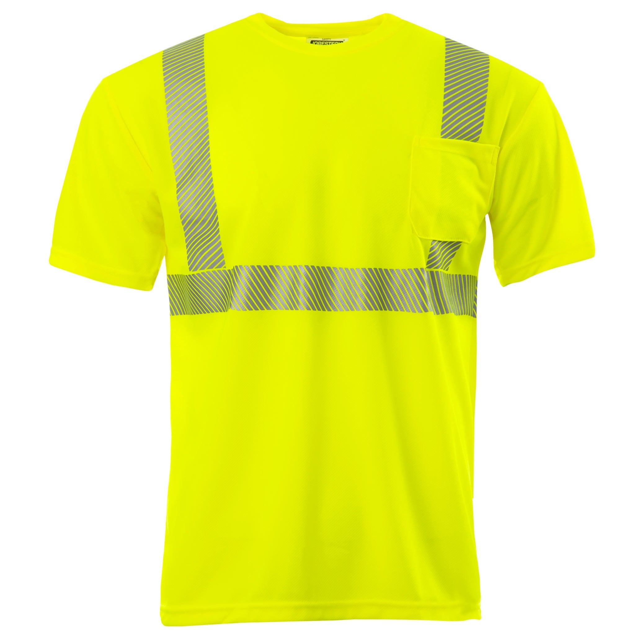 Jorestech Heat Transfer Reflective Safety Shirt with Pocket – Class 2 Compliant