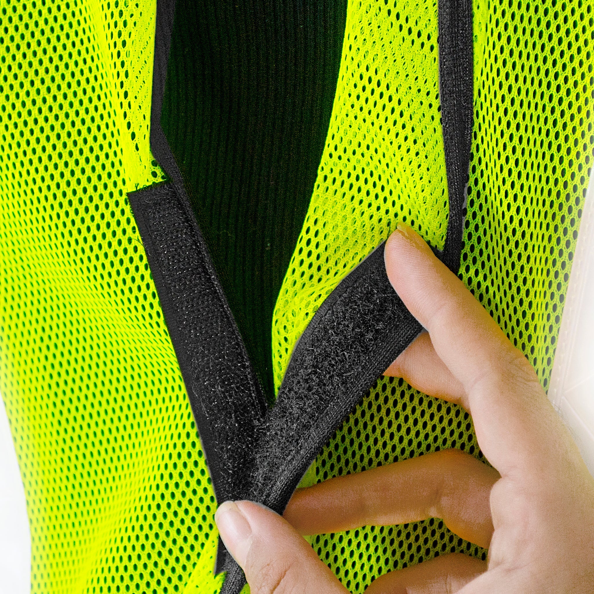 Hi-Vis Mesh Safety Vest with 1” Reflective Strip