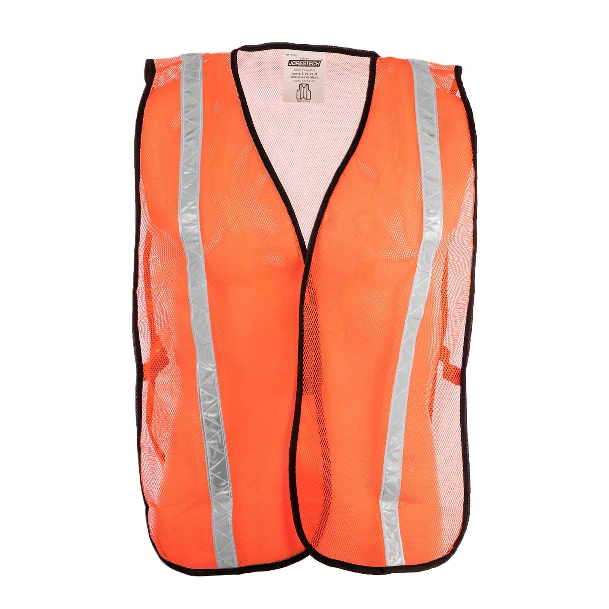 Hi-Vis Mesh Safety Vest with 1” Reflective Strip