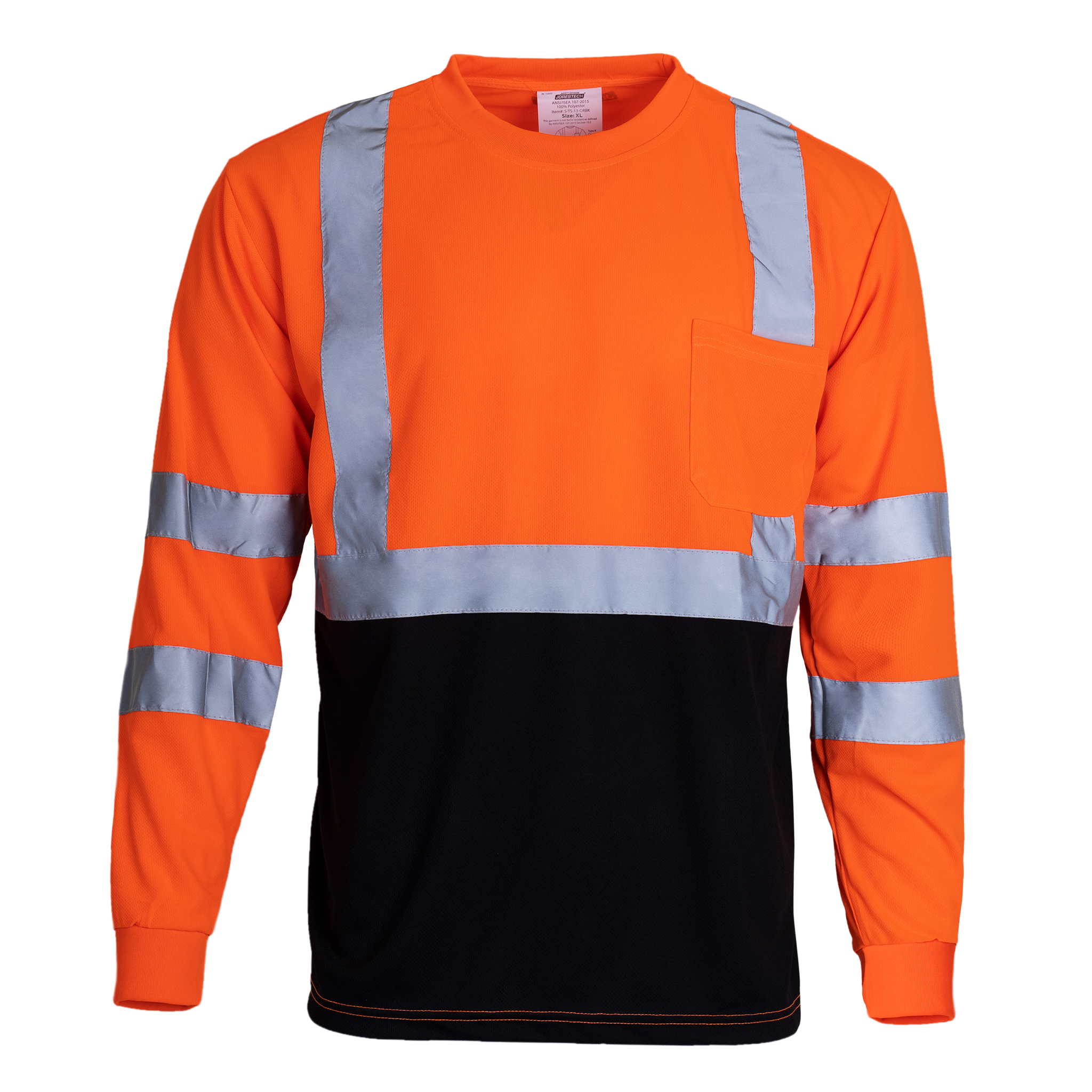 Durable Hi Vis Long Sleeve Shirt: Dirt-Concealing & High Visibility
