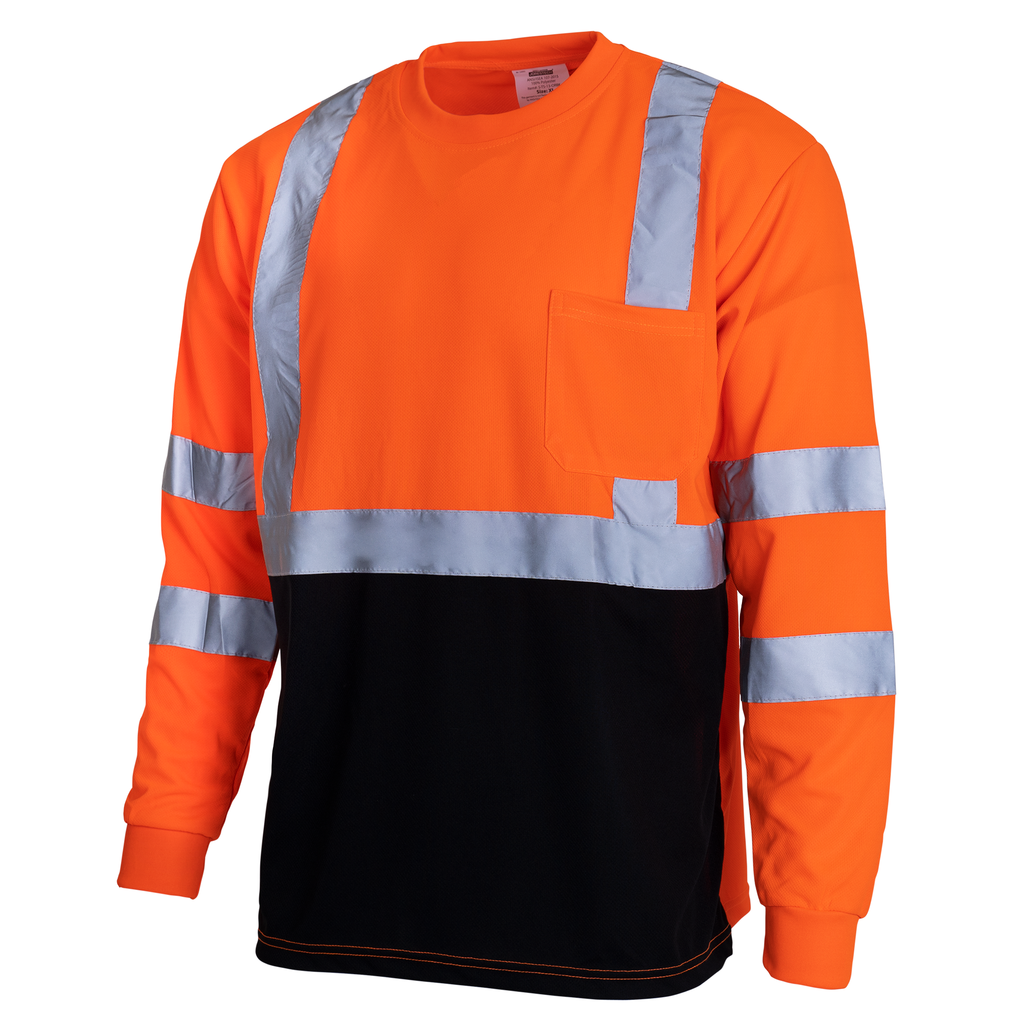 Durable Hi Vis Long Sleeve Shirt: Dirt-Concealing & High Visibility