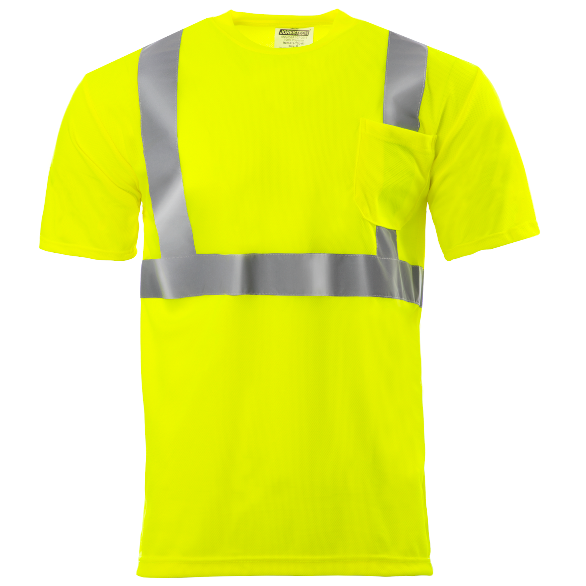 Jorestech Hi Vis Tees - Class 2 High Visibility Pocket Shirts
