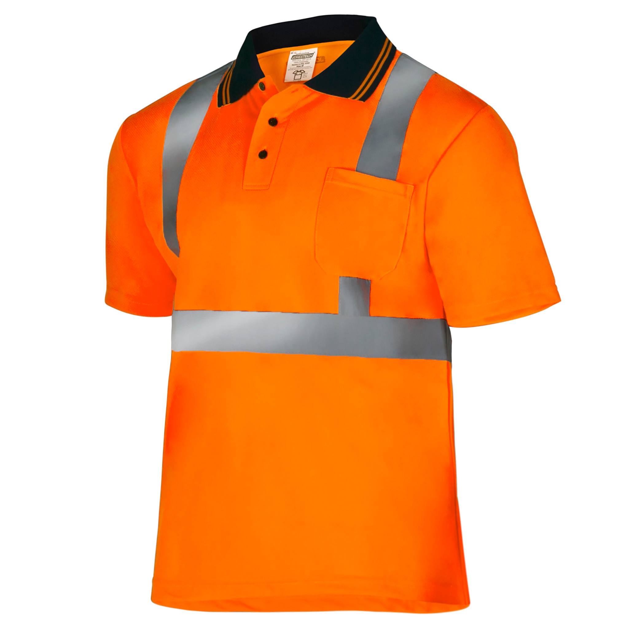 Hi-Vis Reflective Safety Polo Shirt