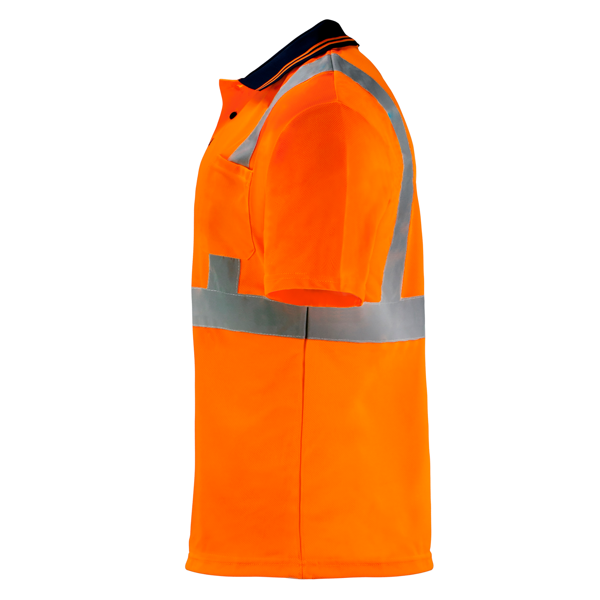 Hi-Vis Reflective Safety Polo Shirt