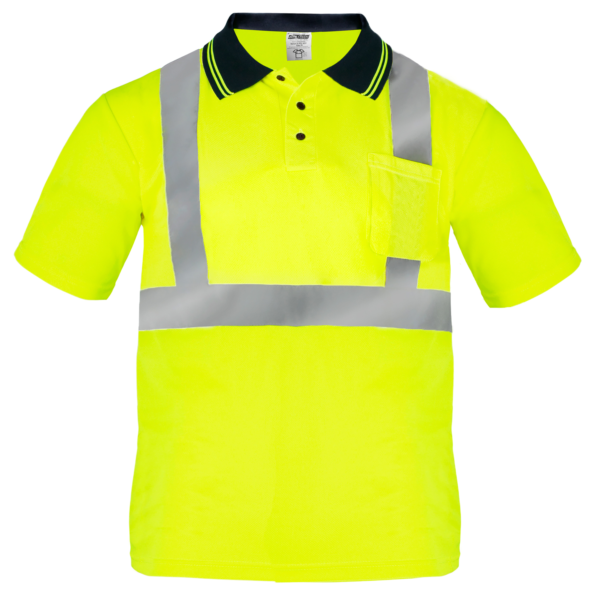 Hi-Vis Reflective Safety Polo Shirt