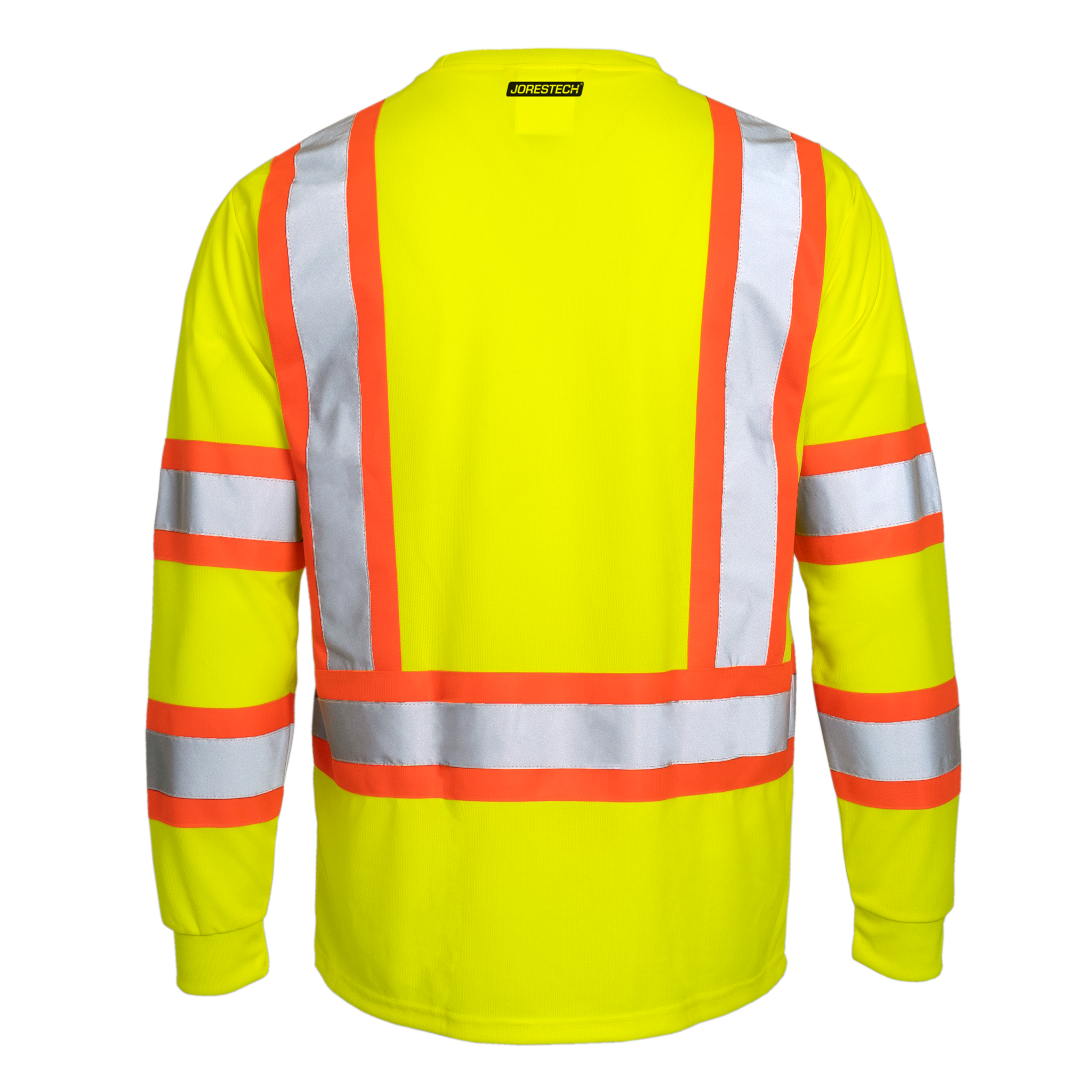 Hi-Vis Reflective Two-Tone Long Sleeve Safety Shirt