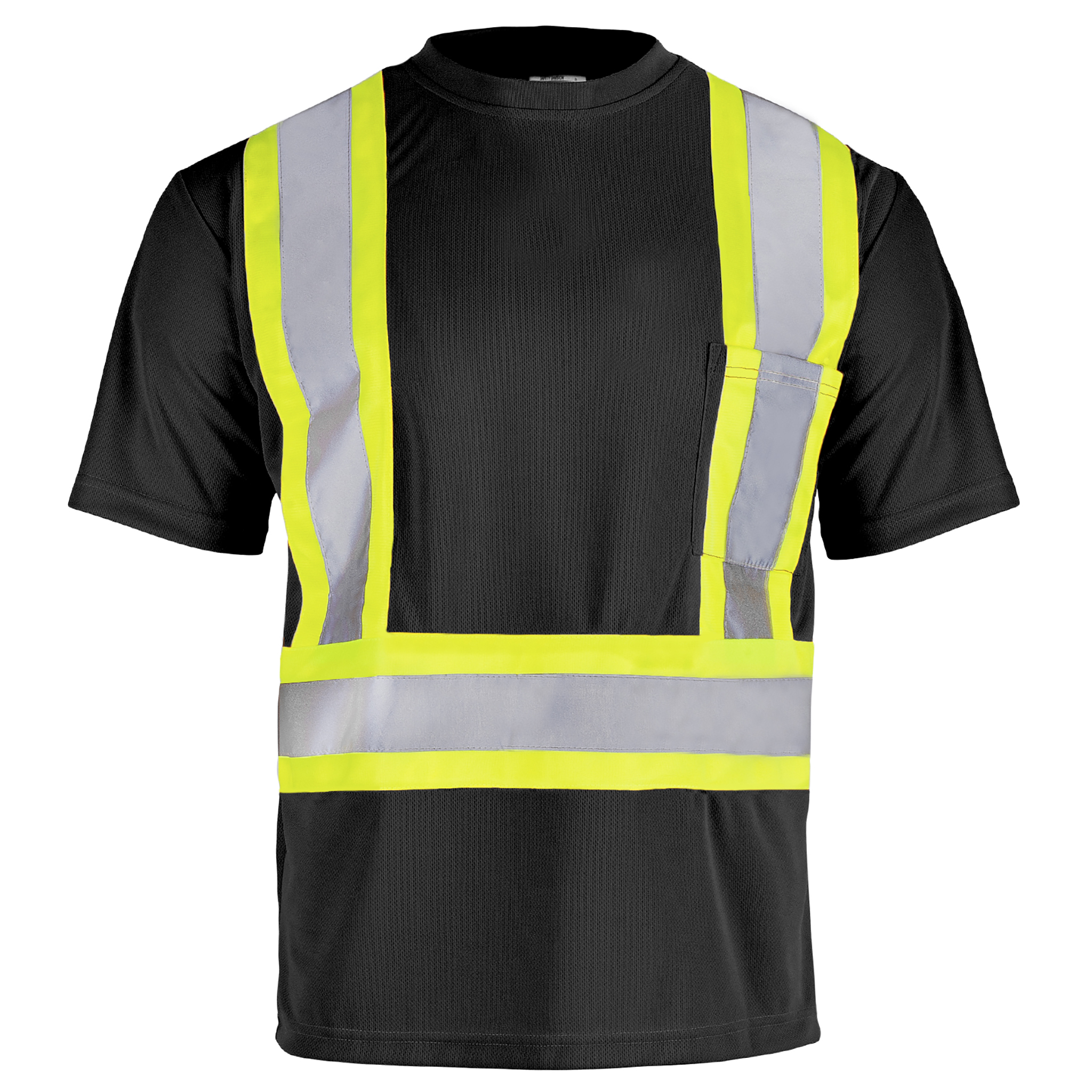Hi-Vis X-Back Reflective Two-Tone Safety Pocket Shirt