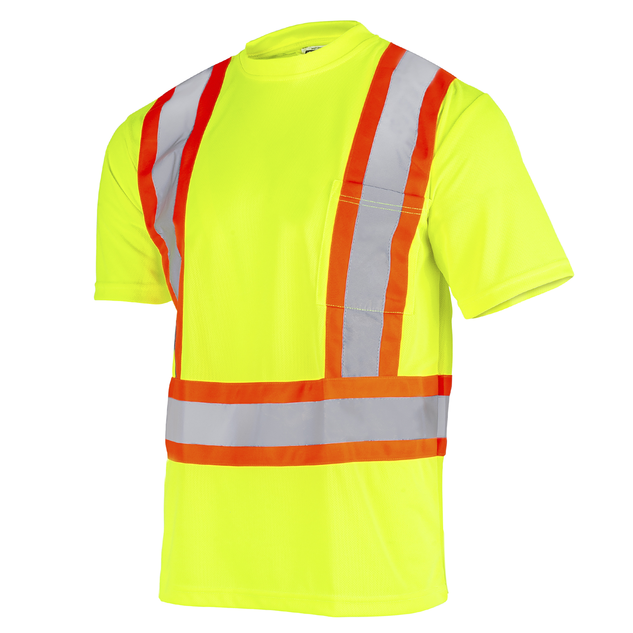 Hi-Vis X-Back Reflective Two-Tone Safety Pocket Shirt