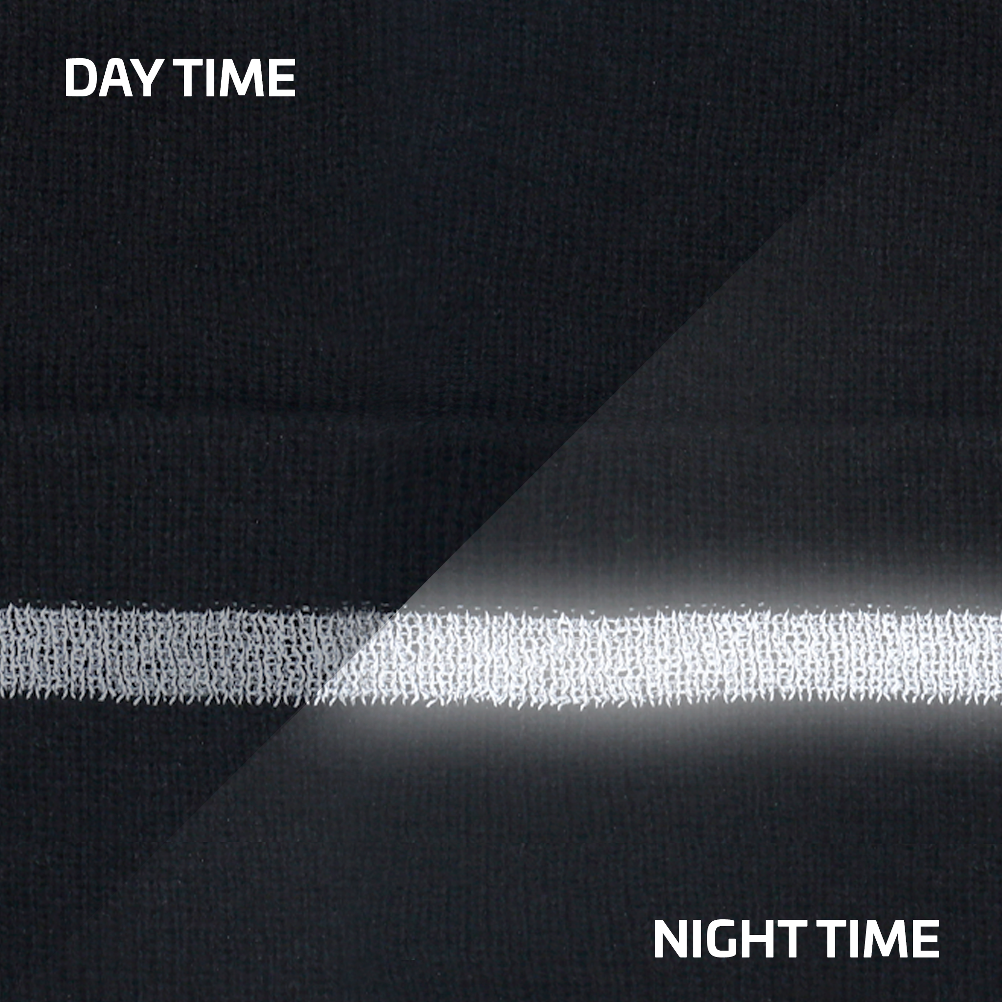 Hi-Vis Safety Beanie with Reflective Stripe