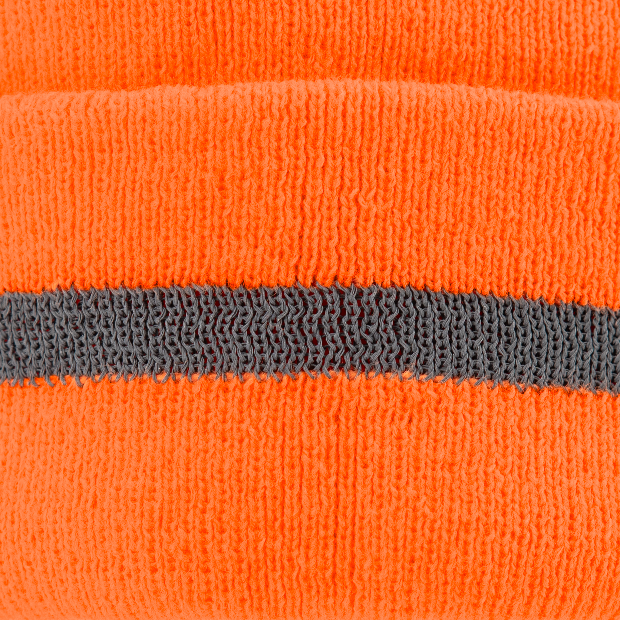Hi-Vis Safety Beanie with Reflective Stripe