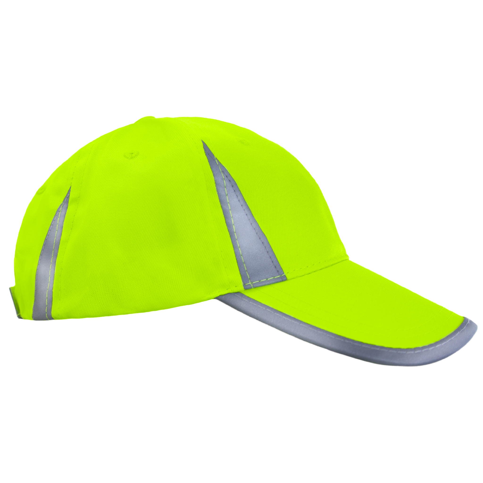 Hi-Vis Safety Cap with Reflective Stripes