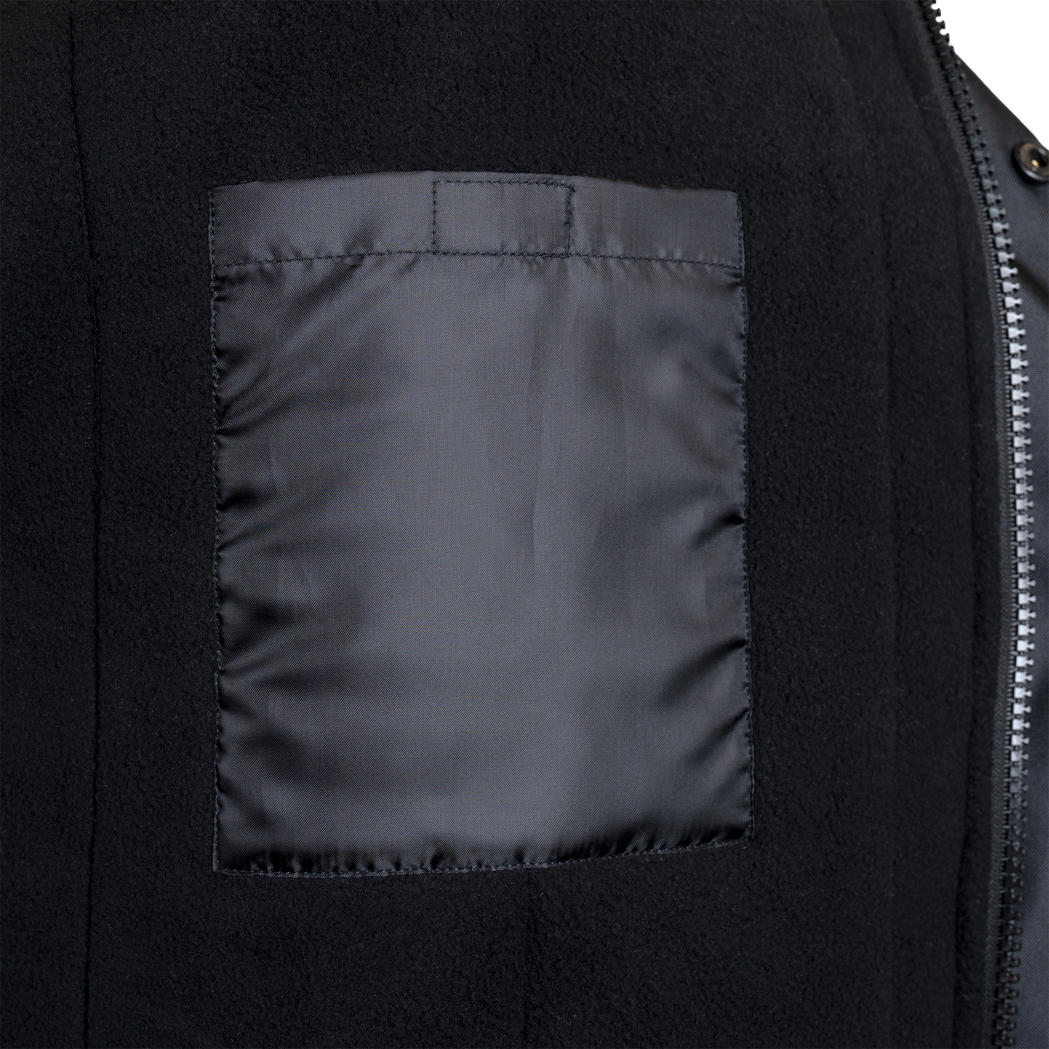 Hi-Vis Safety Jacket with Heat-Transfer Reflective Tapes and Removable Hood