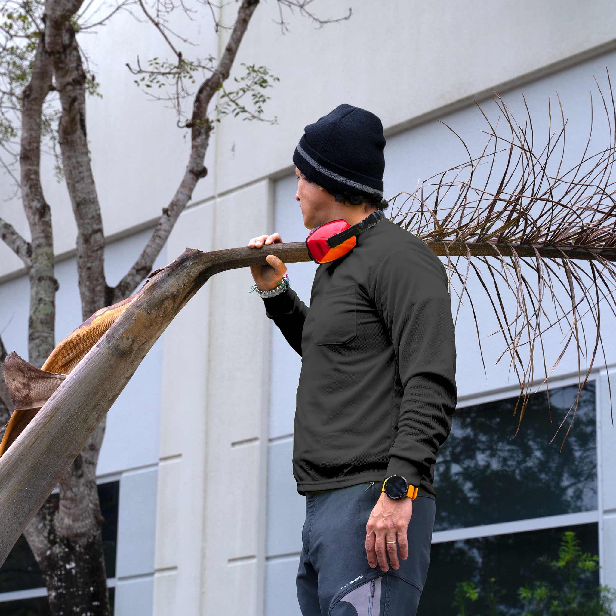 Hi-Vis Safety Long Sleeve Shirt