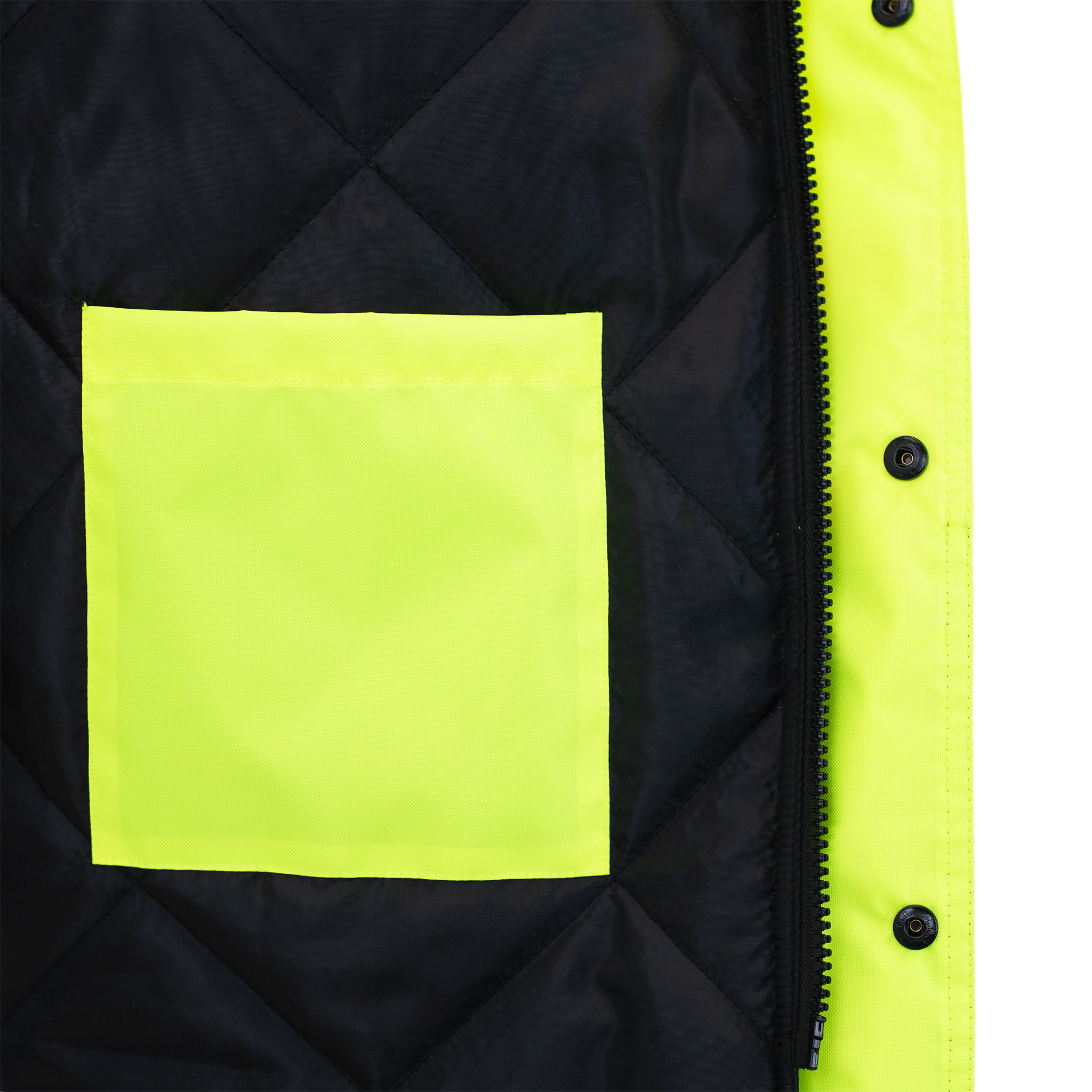 Hi-Vis Two-Tone Safety Jacket with Reflective Stripes