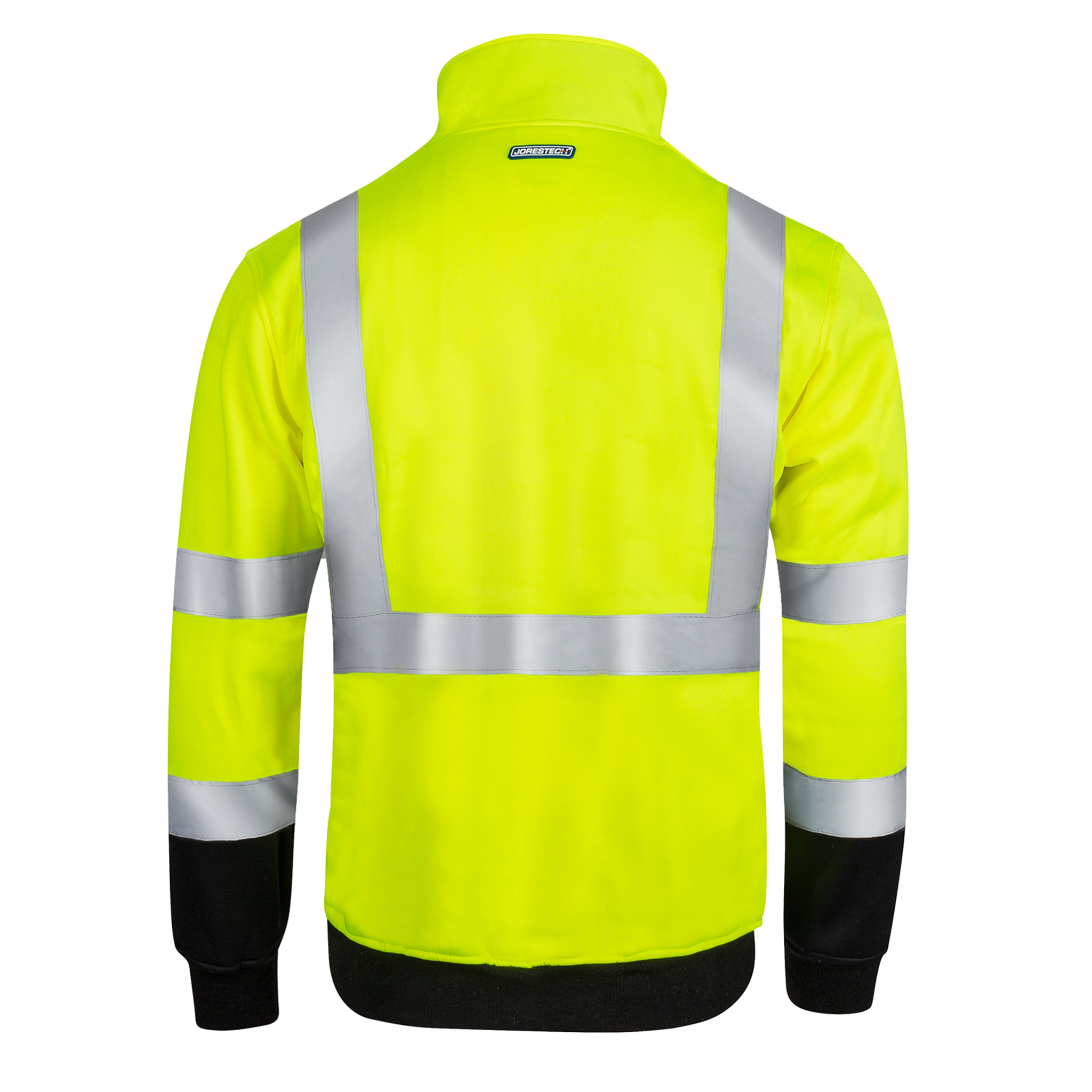Hi-Vis Safety Sweater with Reflective Stripes