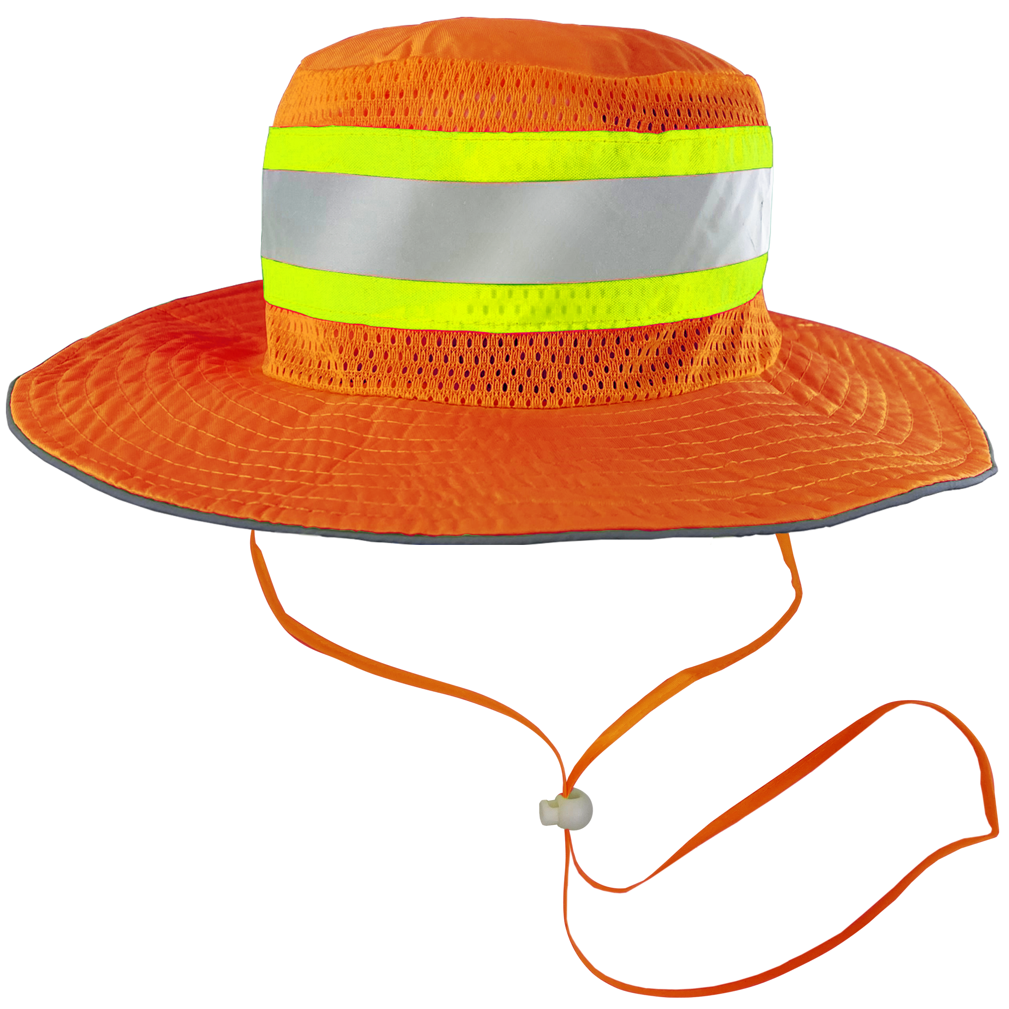 Hi-Vis Two-Tone Safety Boonie with Reflective Stripe