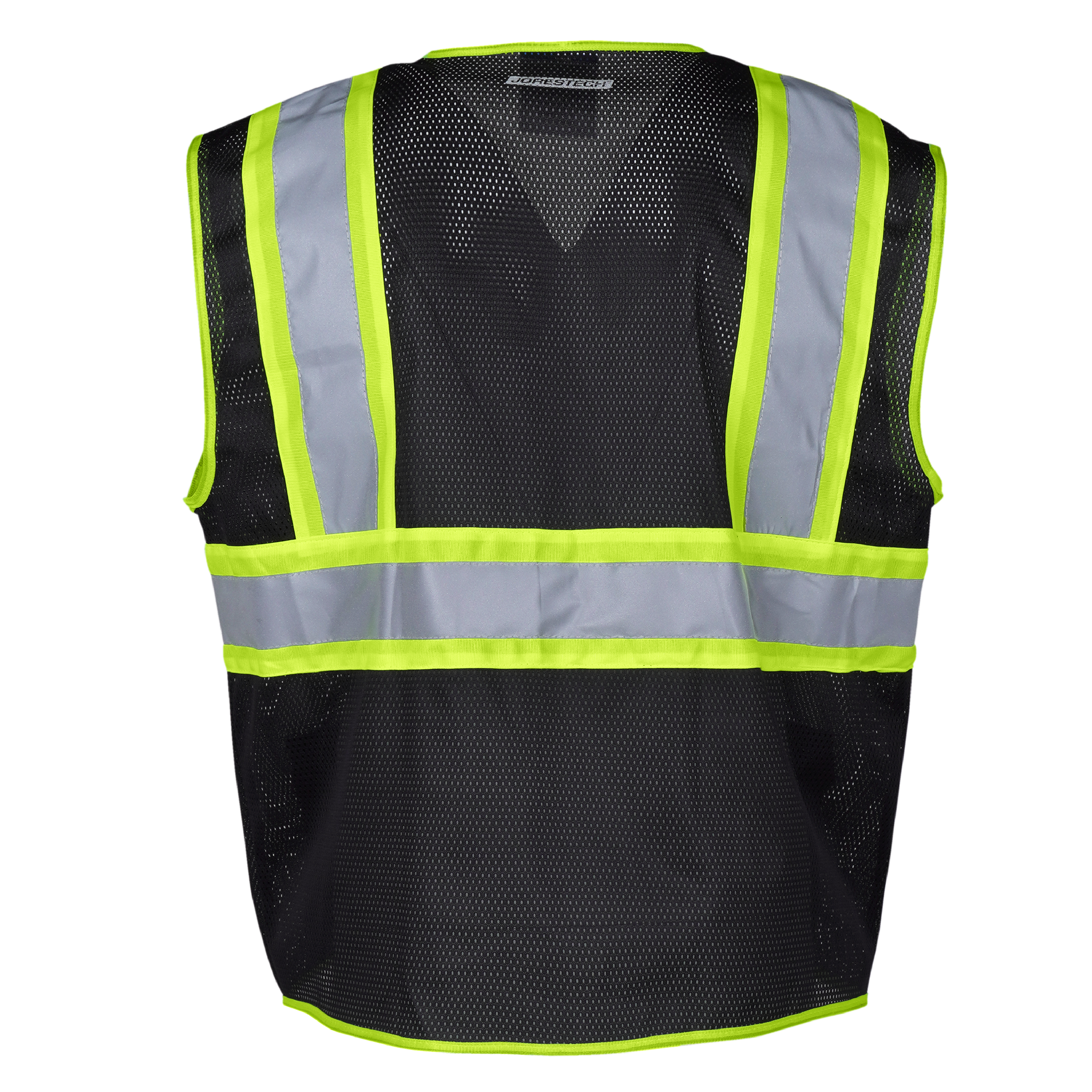 Hi-Vis Two Toned Mesh Safety Vest with 2” Reflective Strips and Pockets