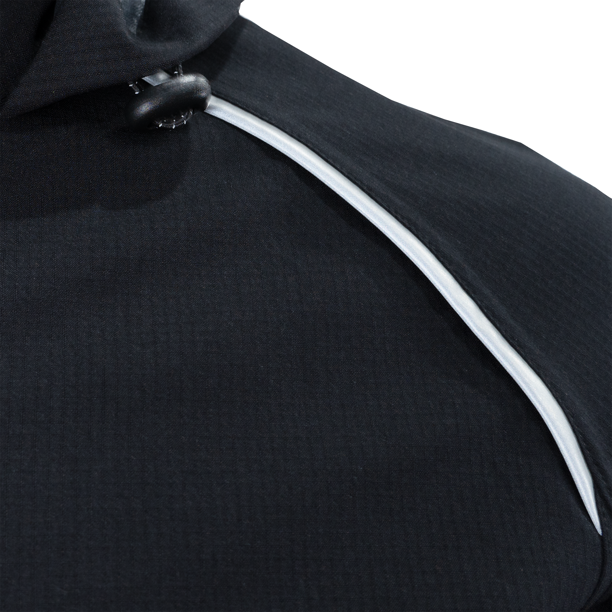 Hi Vis Waterproof Ripstop Jacket with Reflective Heat Transfer Tapes