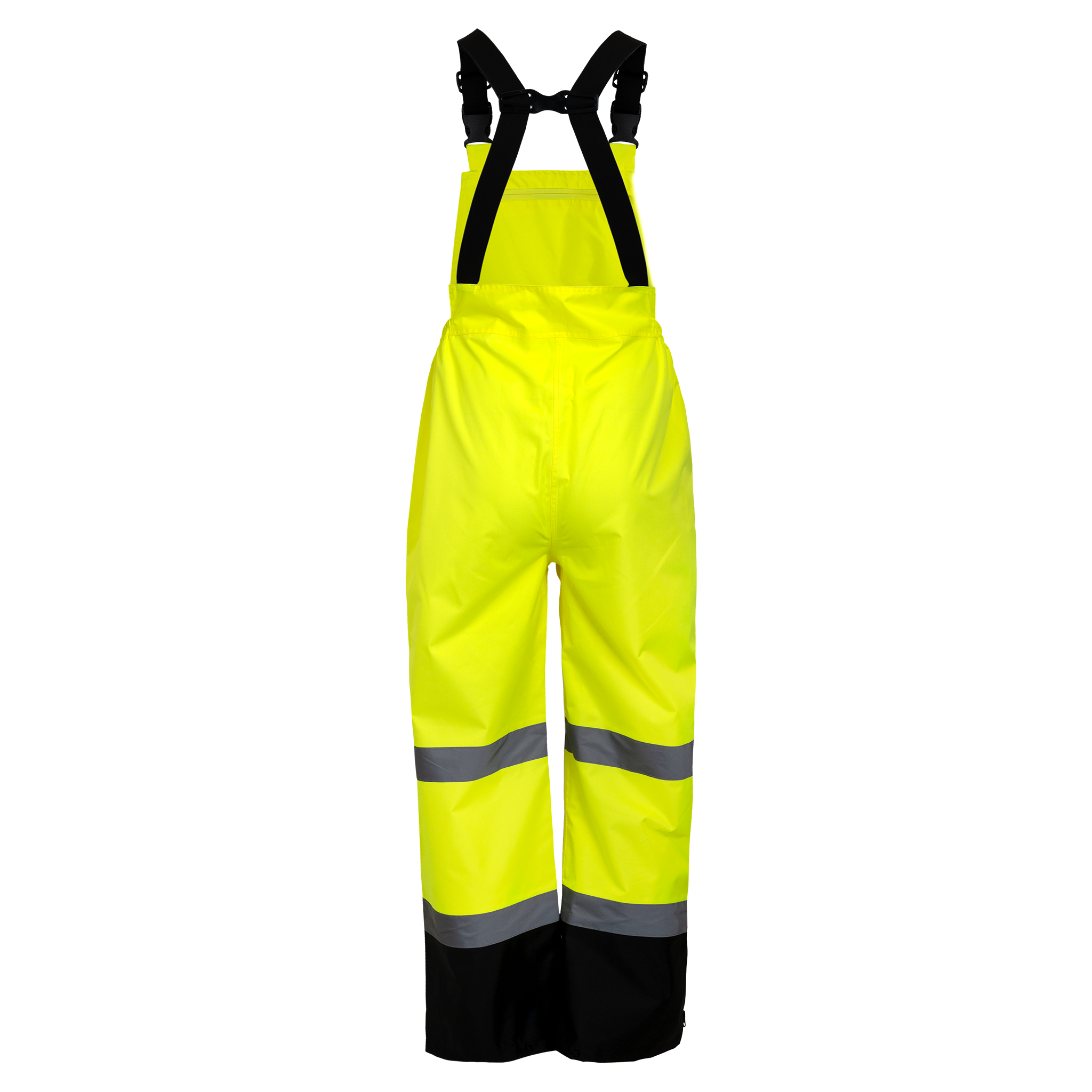 High Visibility Waterproof Safety Overall Pants with Reflective Stripes