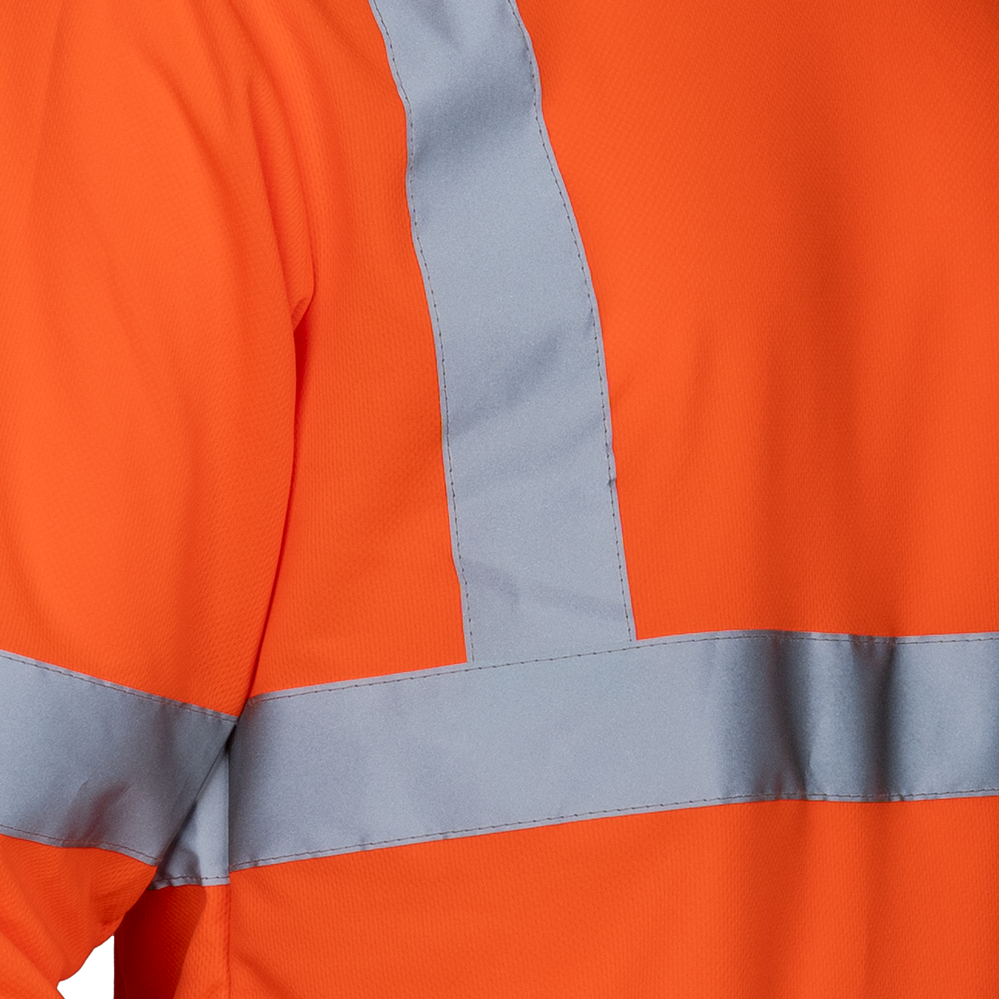 High Visibility Long Sleeve Safety Shirt With Reflective Strips and Hoodie