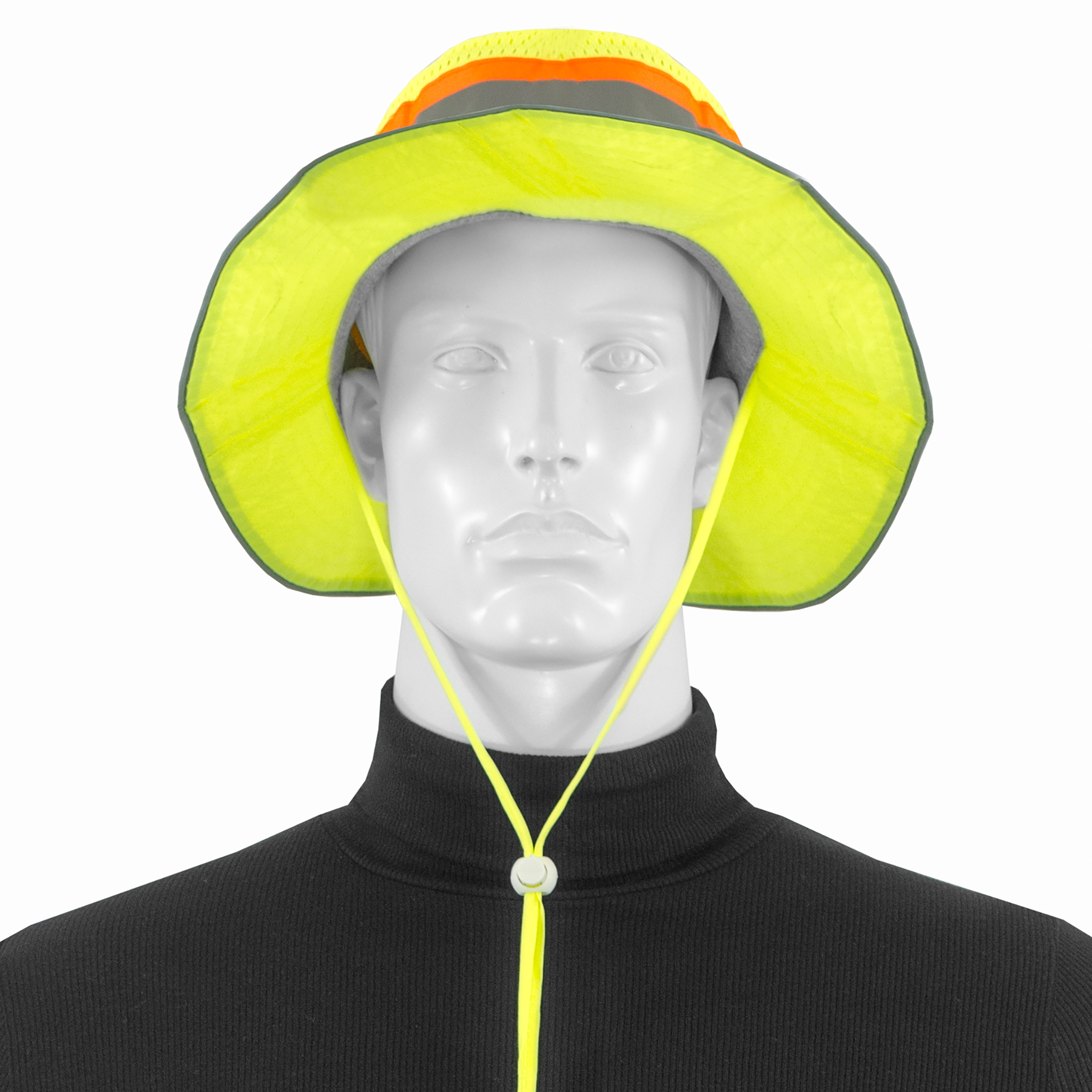 Hi-Vis Two-Tone Safety Boonie with Reflective Stripe