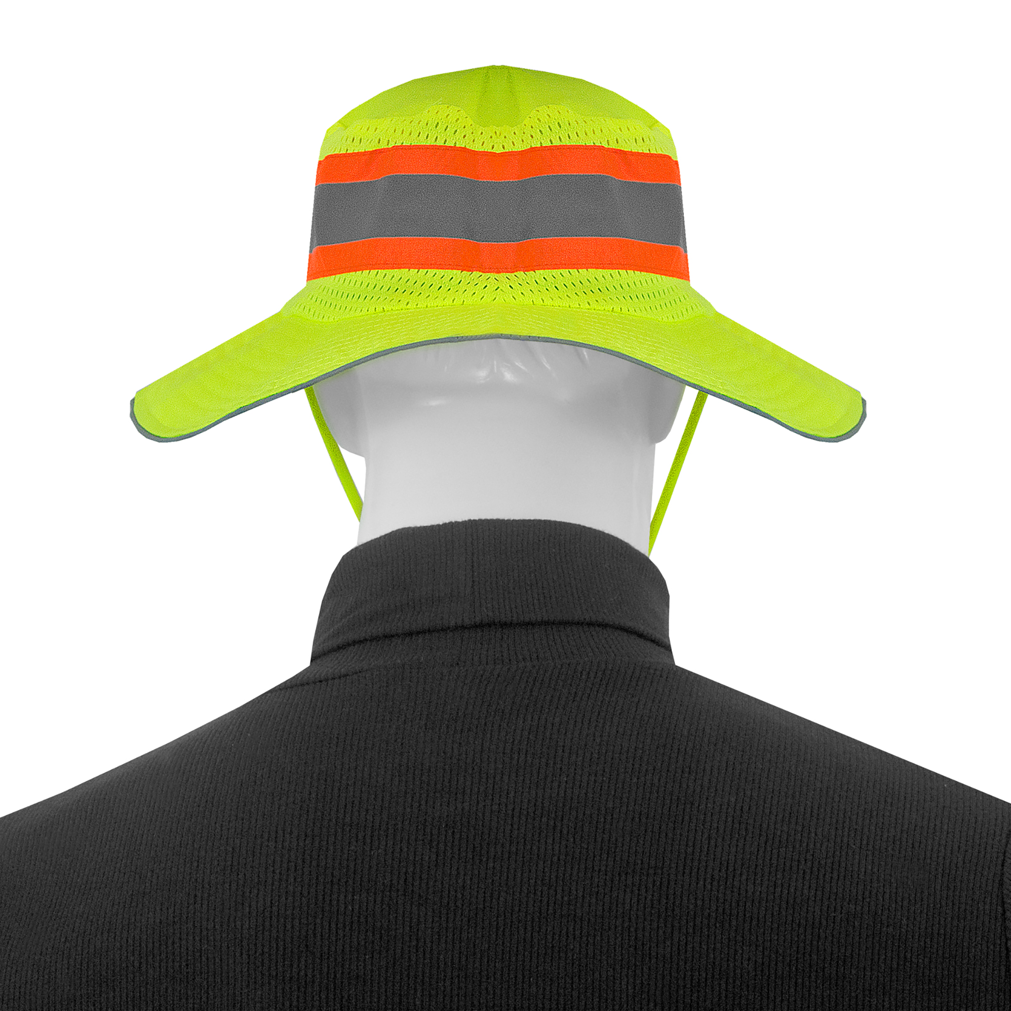 Hi-Vis Two-Tone Safety Boonie with Reflective Stripe