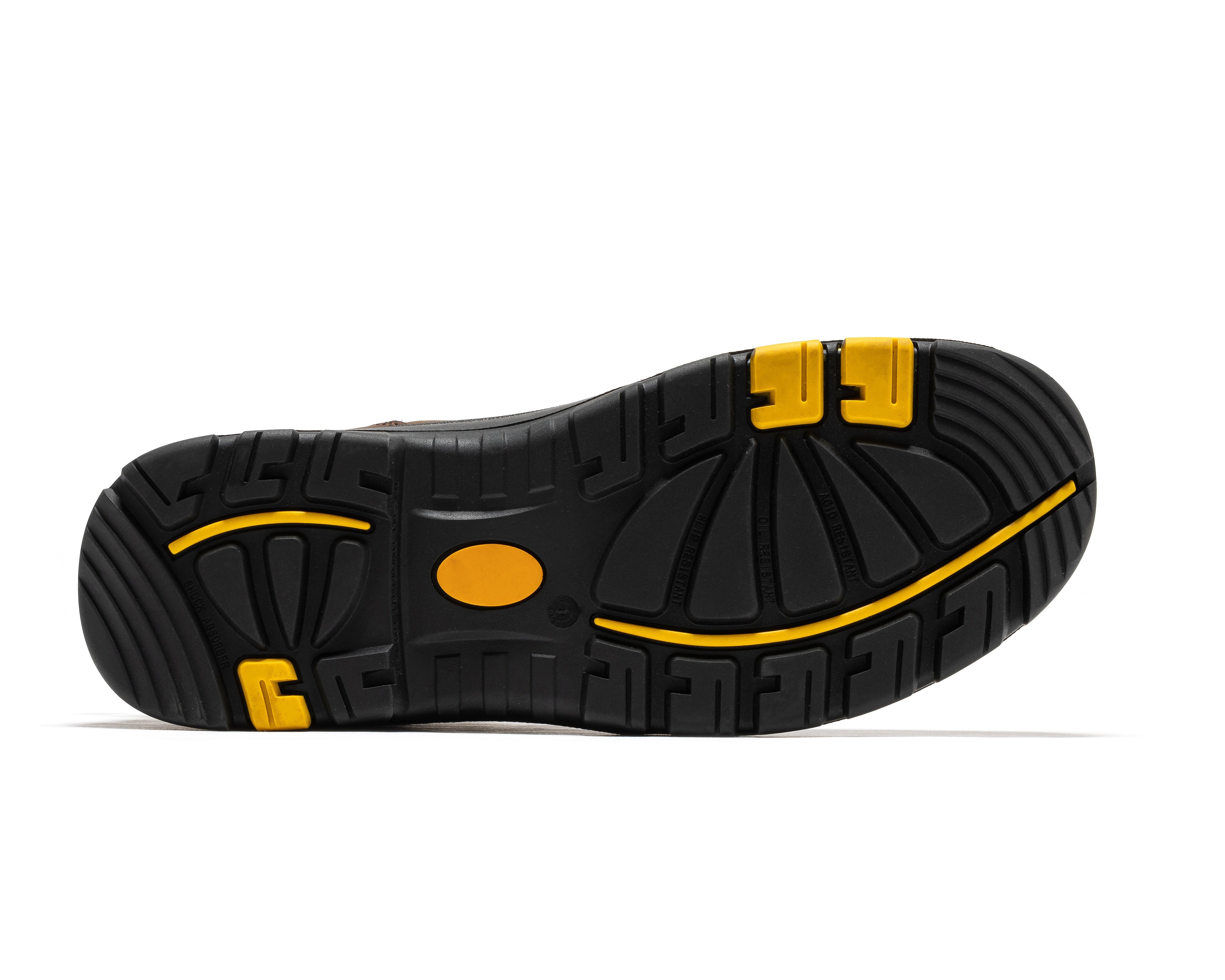 ROCKROOSTER Marfa Brown 6 inch Waterproof Composite Toe Leather Work Boots CP211