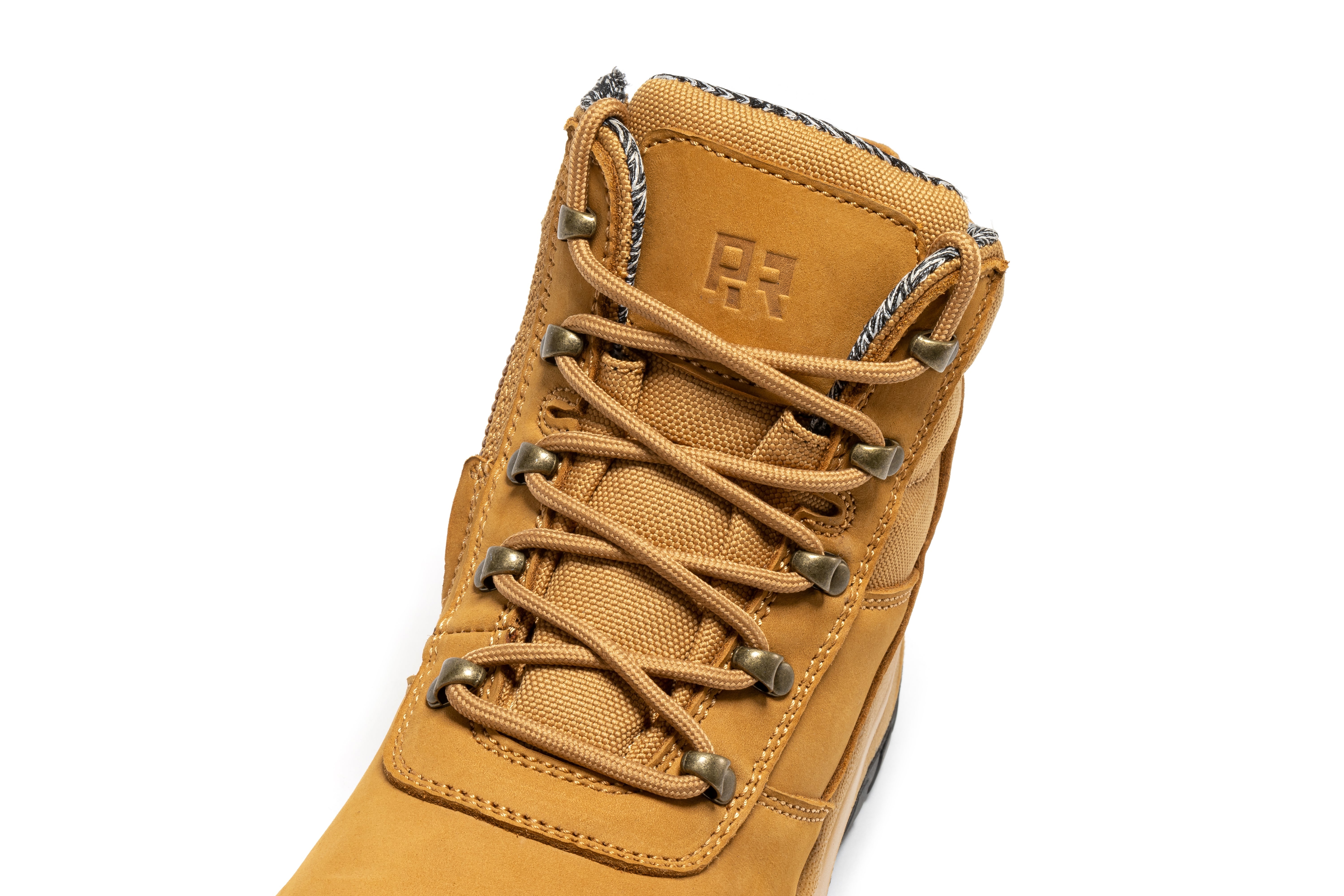 ROCKROOSTER Avalon Black 6 Inch Zip-sided Composite toe Leather Work Boots CP213BK