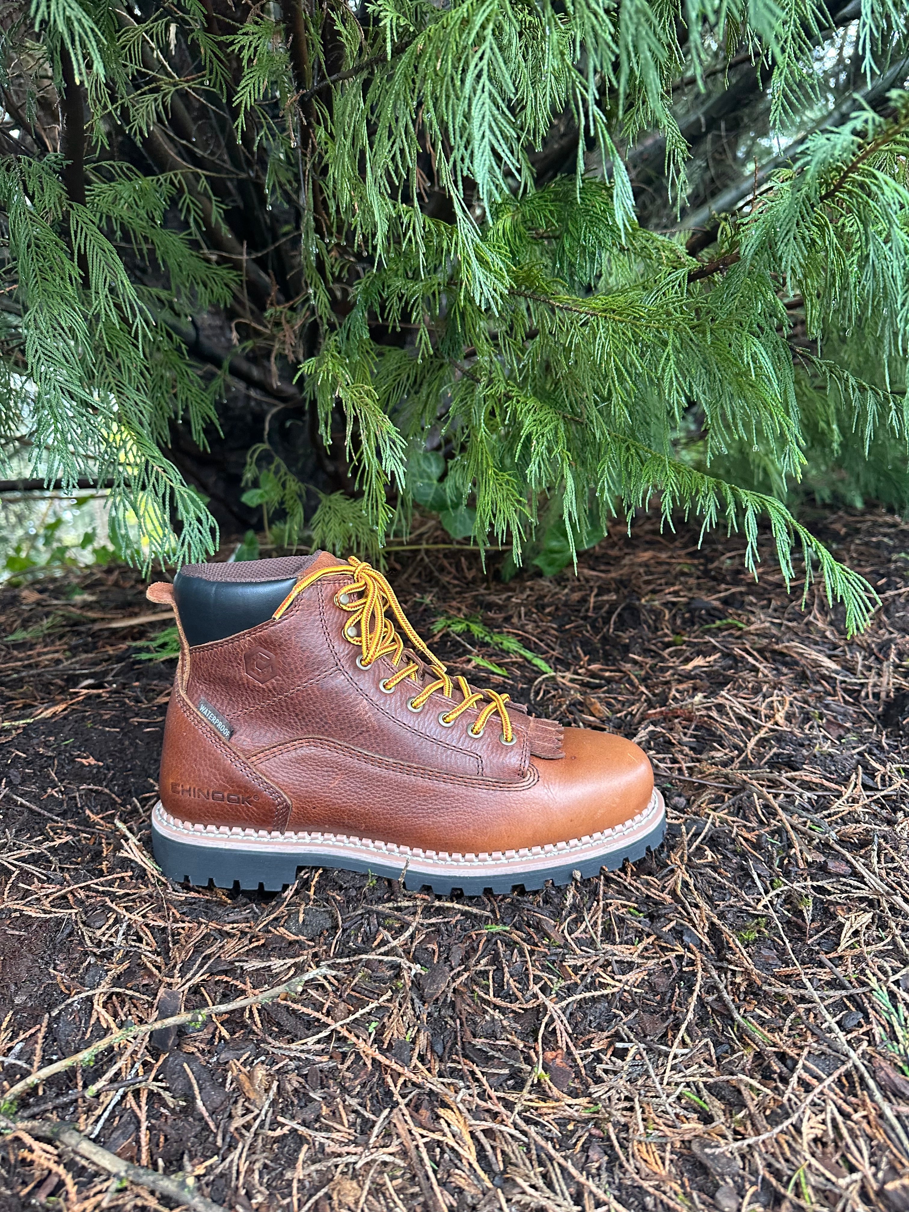 Logger 6” Men’s Waterproof Work Boot - Brown (by Chinook® Footwear)