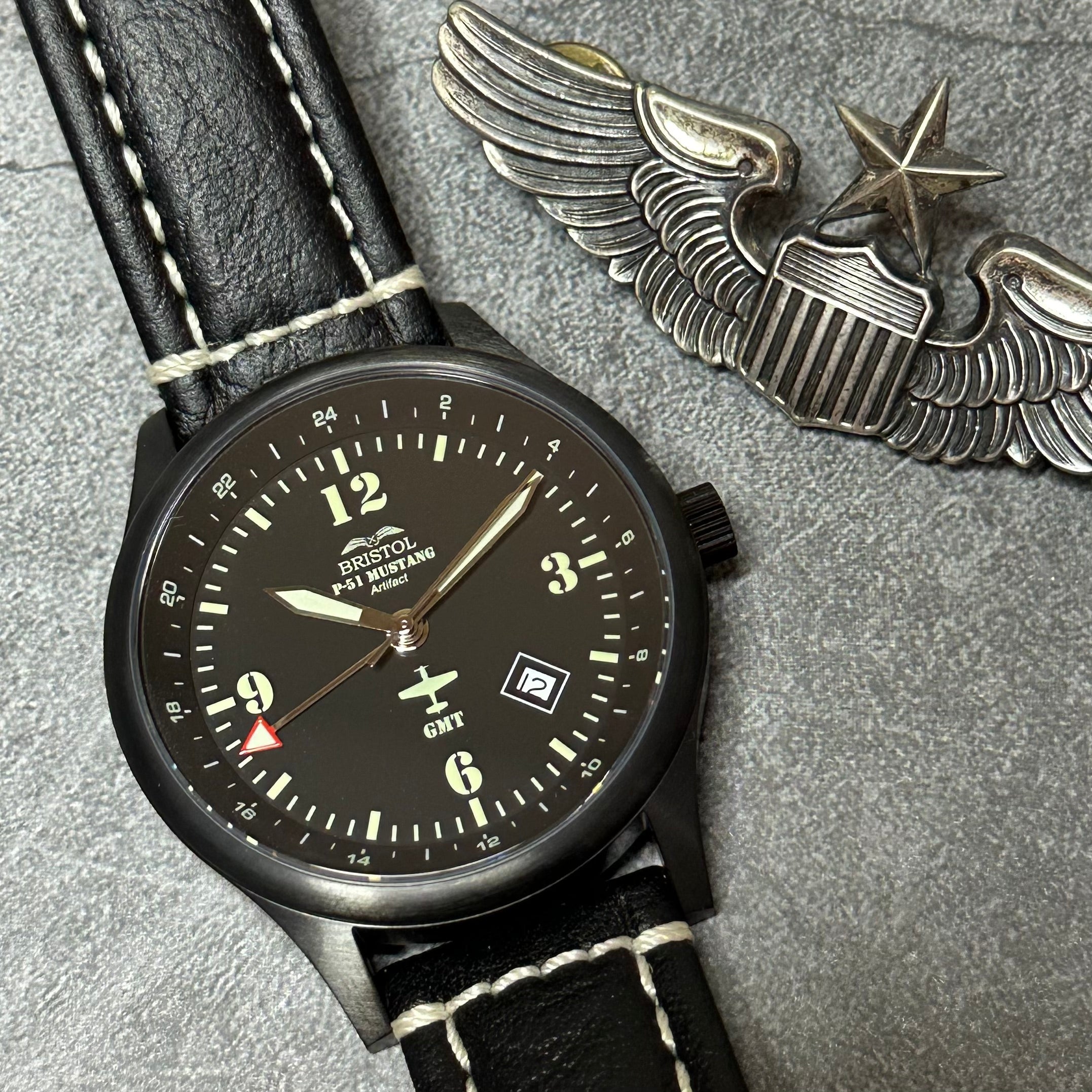 P-51 Mustang Watch – Limited Edition Aviator Wristwatch With Swiss Quartz Movement