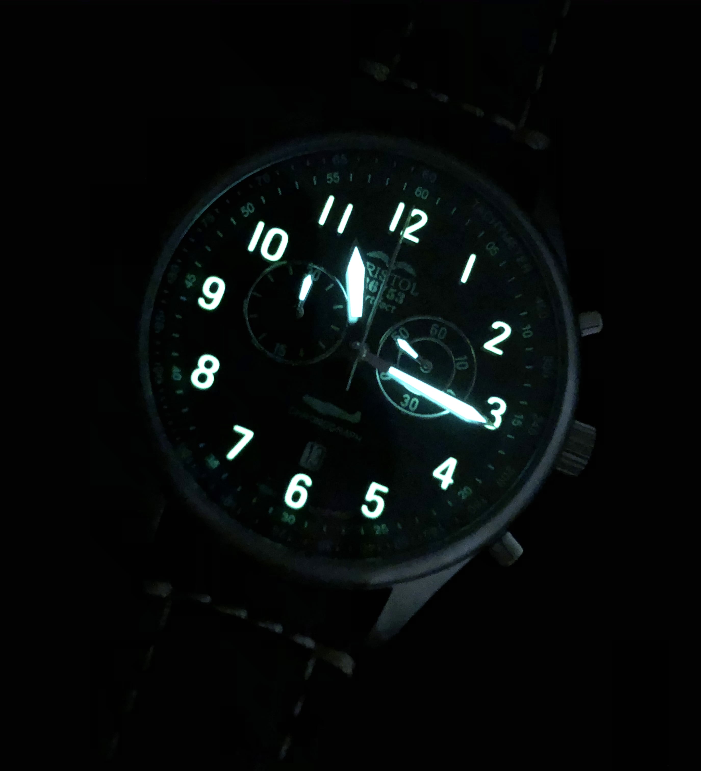 R6753 - Our Spitfire R6753 Tribute - Stainless Steel, Brush Finish, Brown Leather Band