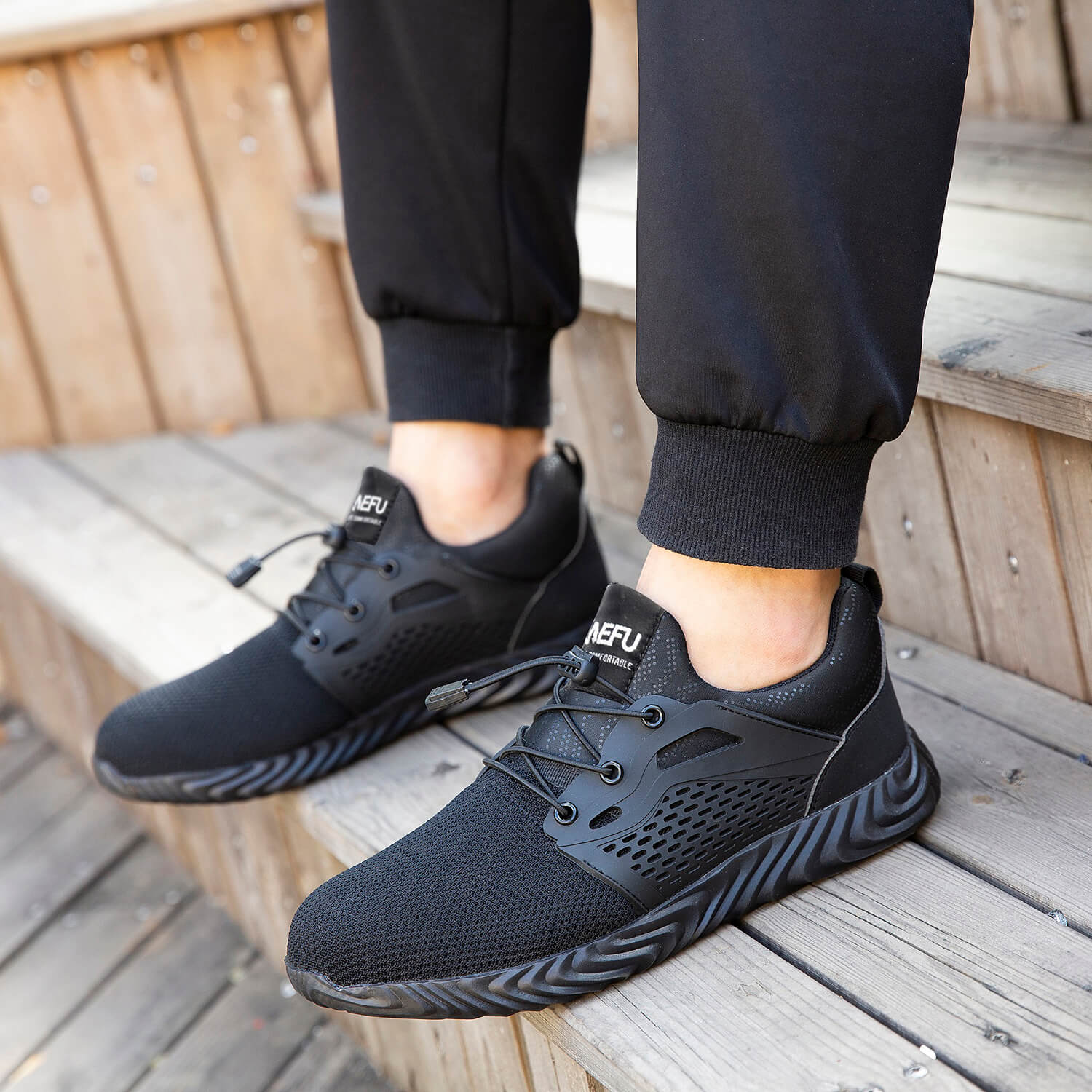 Maven Breathable Non-Slip Steel Toe Safety Shoes