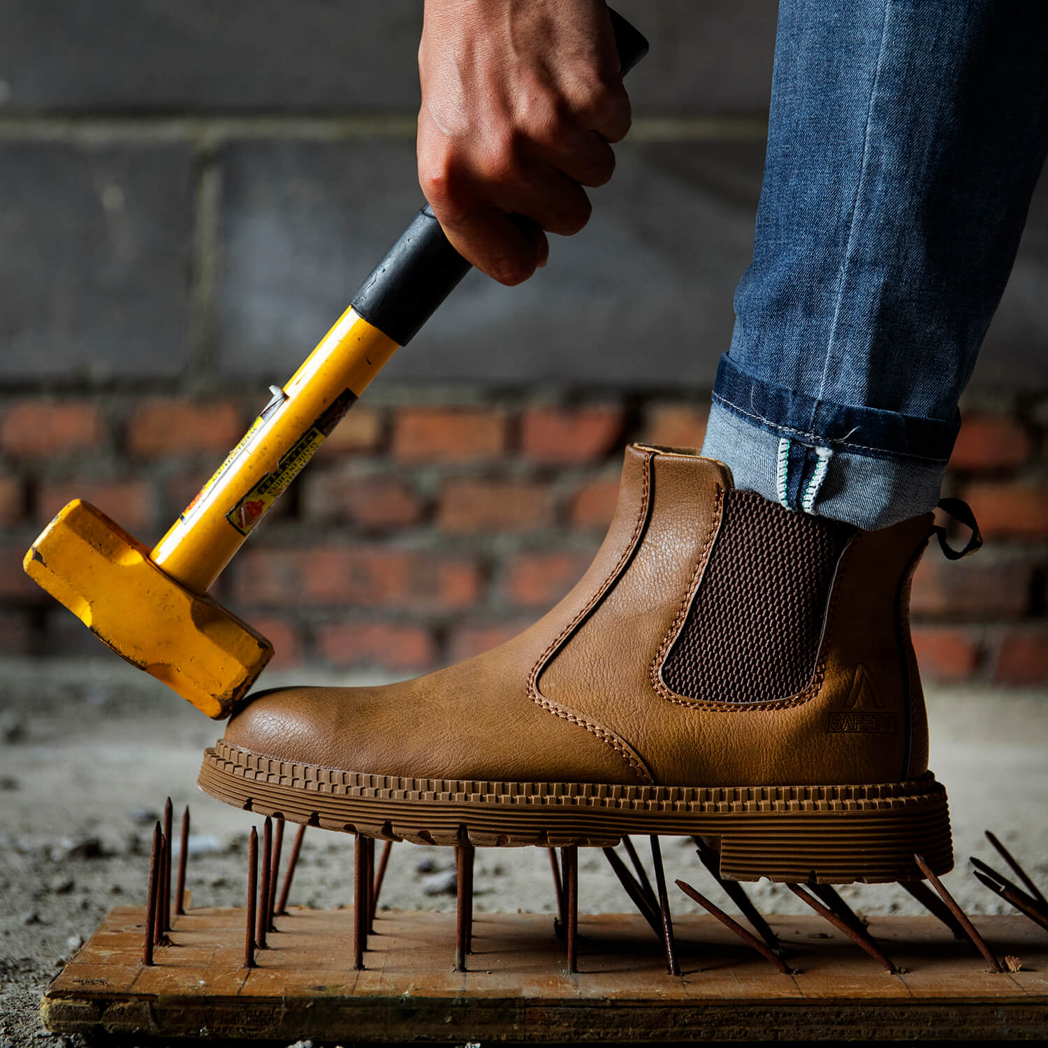 Maven Waterproof Slip-On Steel Toe Boots