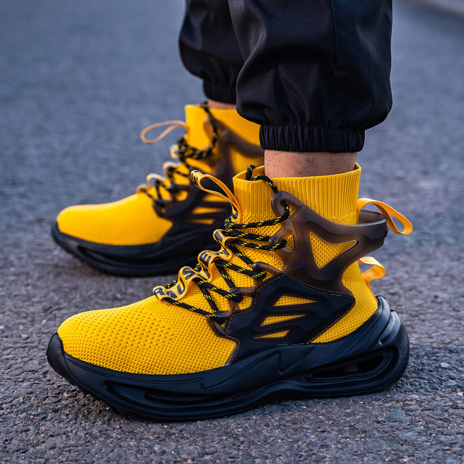 Maven Men's High-Top Steel Toe Work Shoes