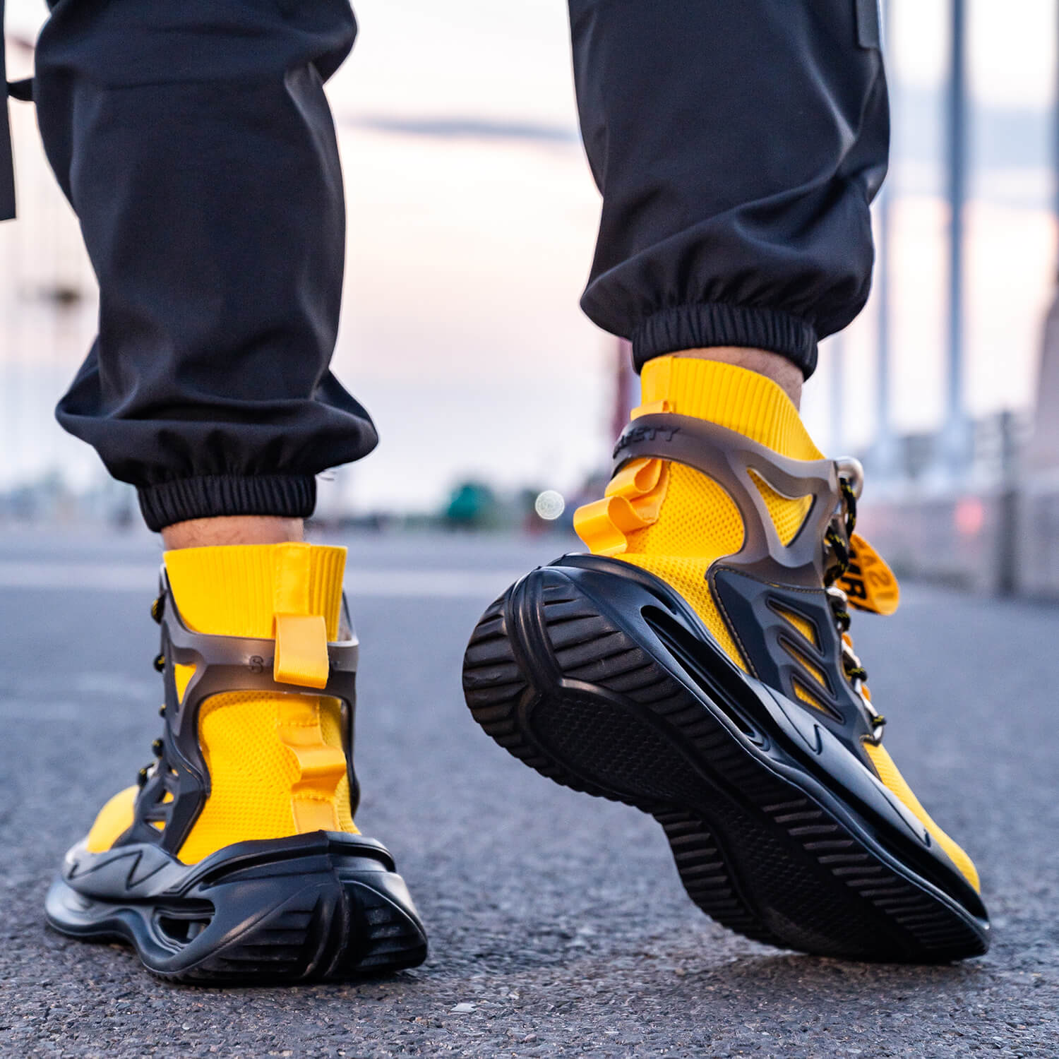 Maven Men's High-Top Steel Toe Work Shoes