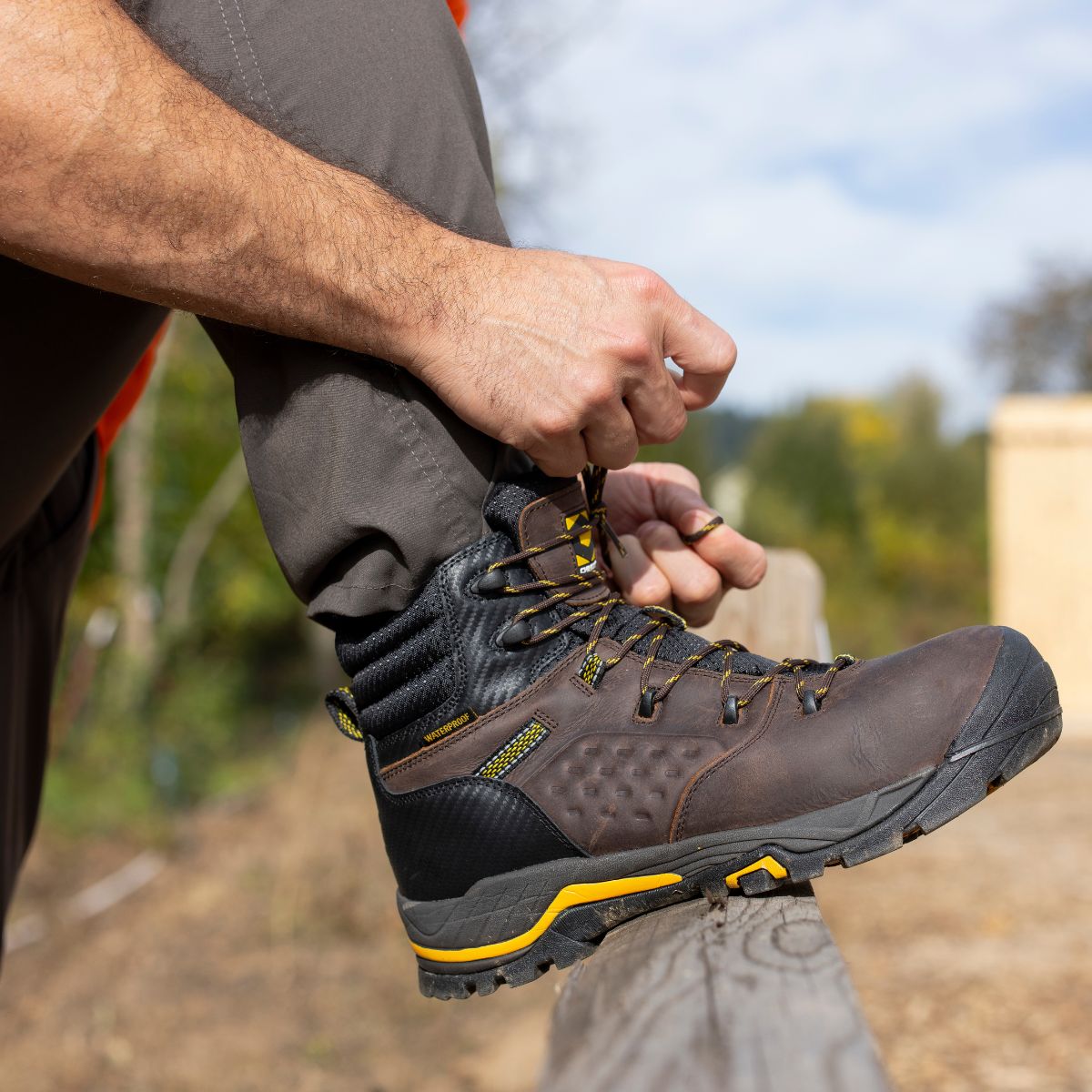 Olympic 6" Composite Toe Waterproof Work Boot – Brown (by Chinook® Footwear)