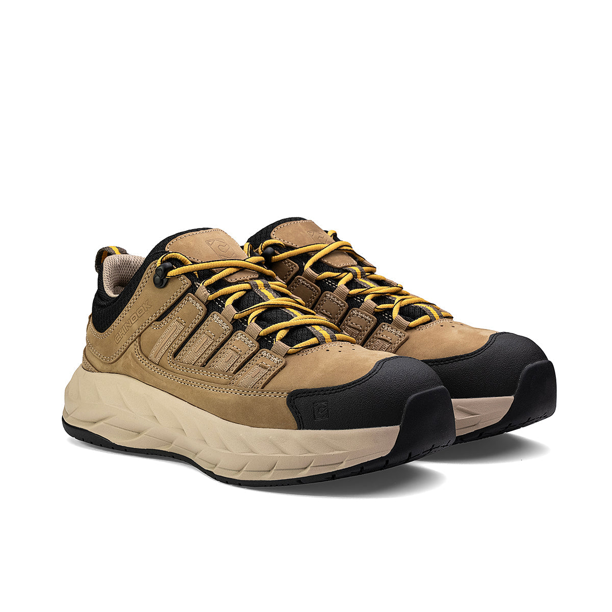 Pro Lace Up Low Waterproof Men’s Shoe - Tan (by Chinook® Footwear)