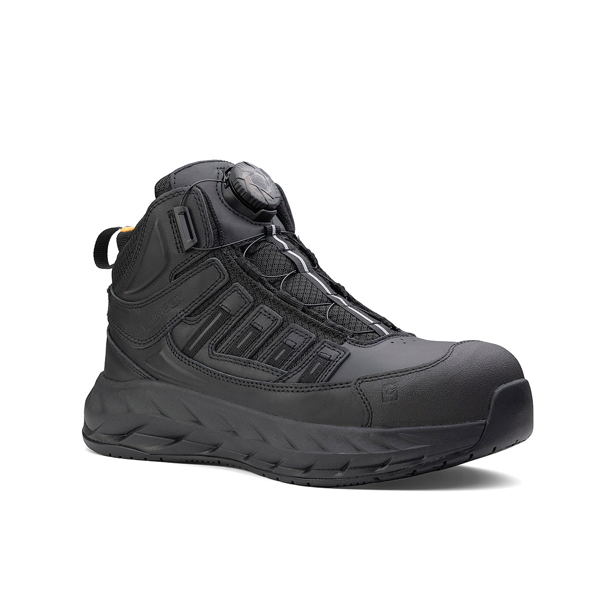 Pro Safety Mid 6" Composite Toe Work Boot – Black (by Chinook® Footwear)