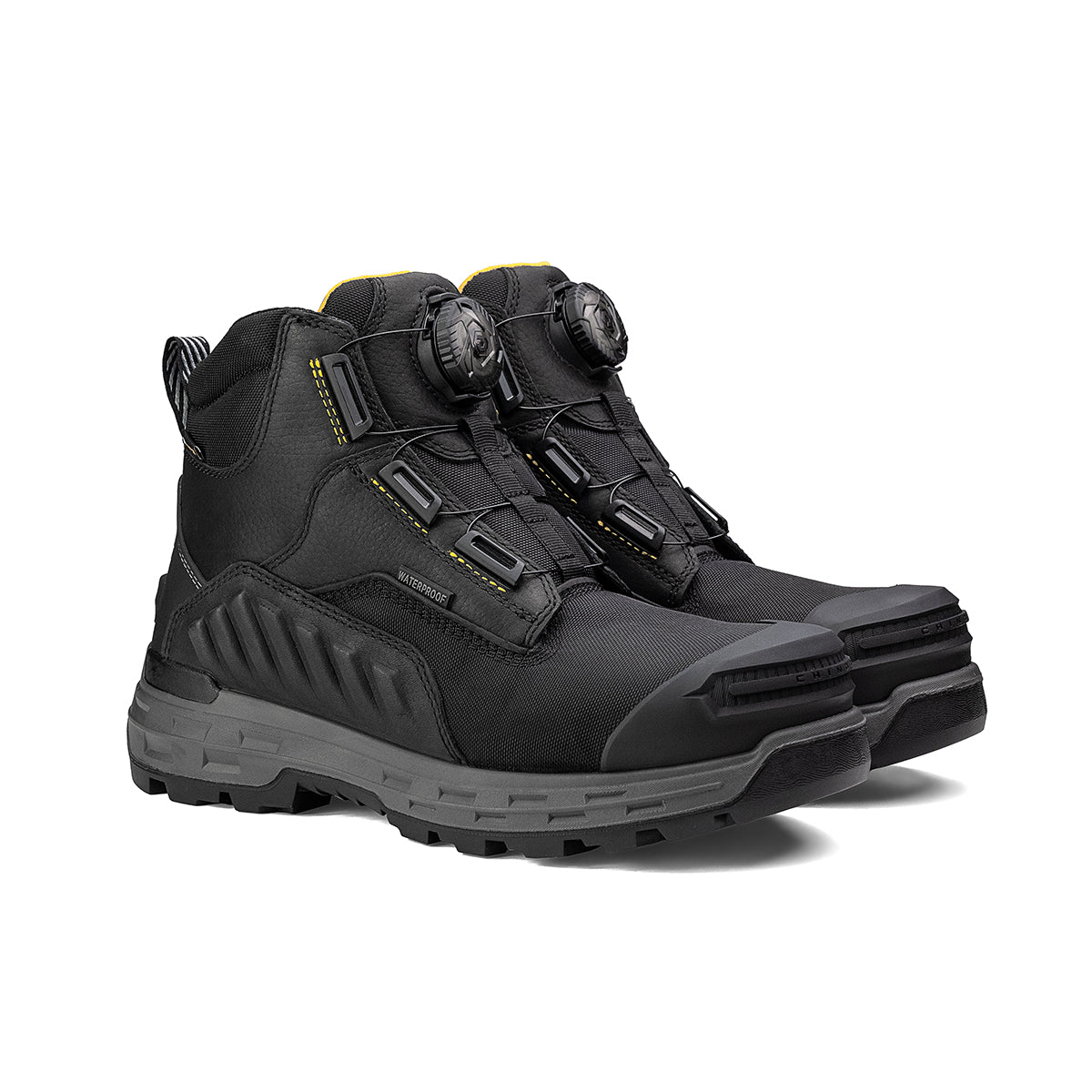 Wildwood 6” Composite Toe Turbolace™ Work Boot - Black - Made in USA (by Chinook® Footwear)