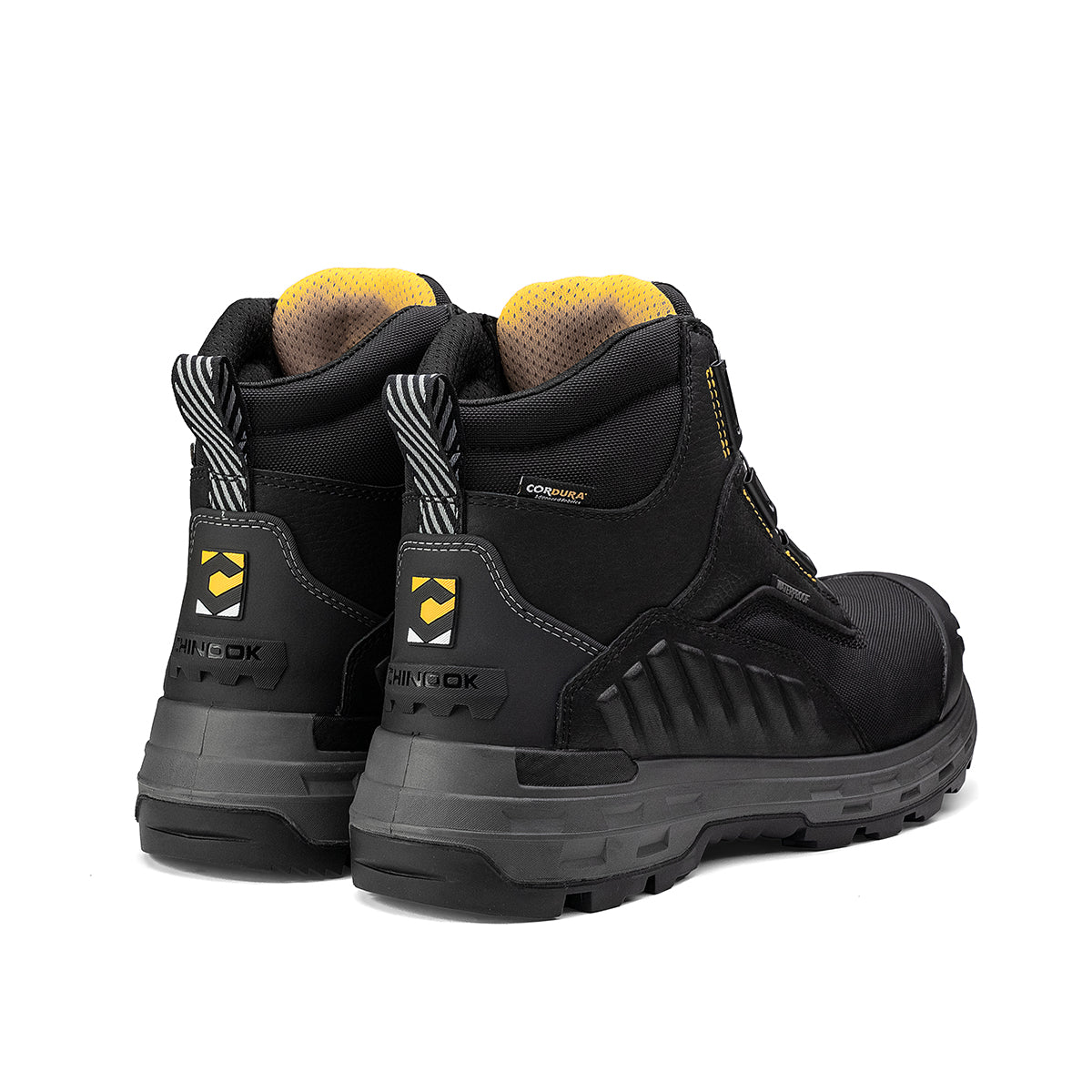 Wildwood 6” Composite Toe Turbolace™ Work Boot - Black - Made in USA (by Chinook® Footwear)