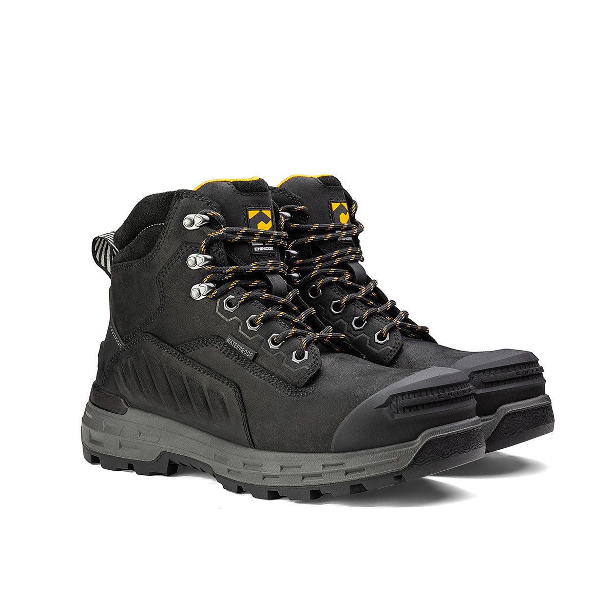 Wildwood 6” Waterproof Composite Toe Black Boot - Made in USA (by Chinook® Footwear)